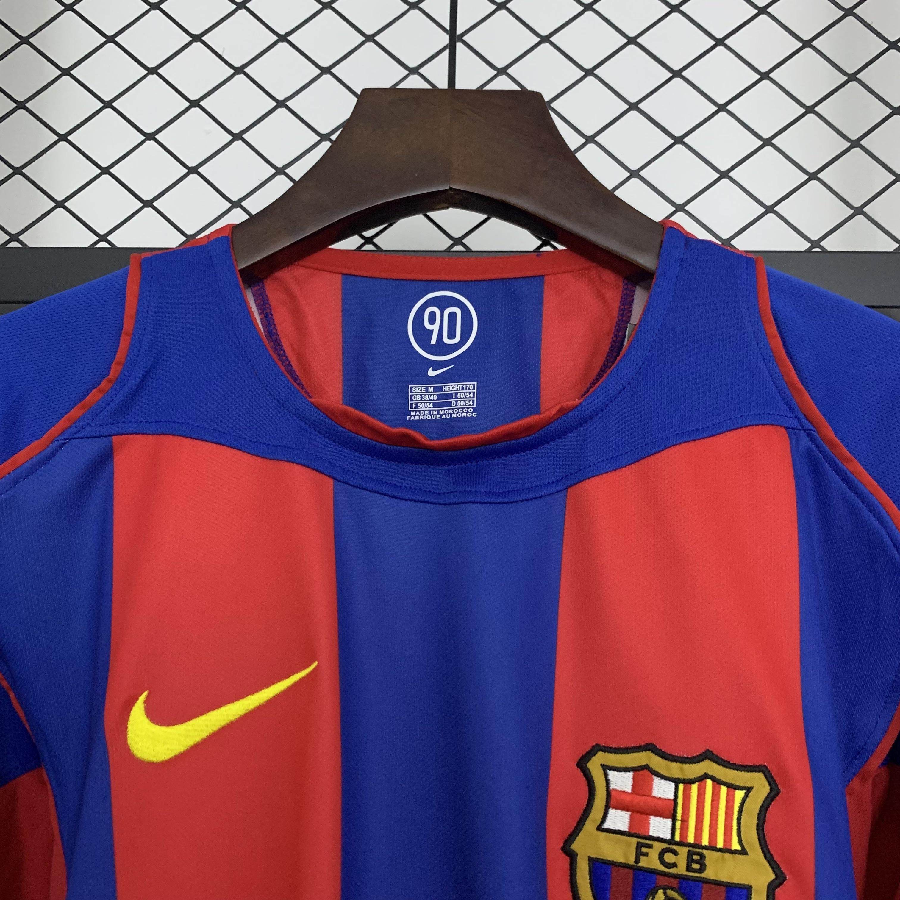 CAMISETA BARCELONA I 04/05 HOMBRE (RETRO) - ZonaCamisetas