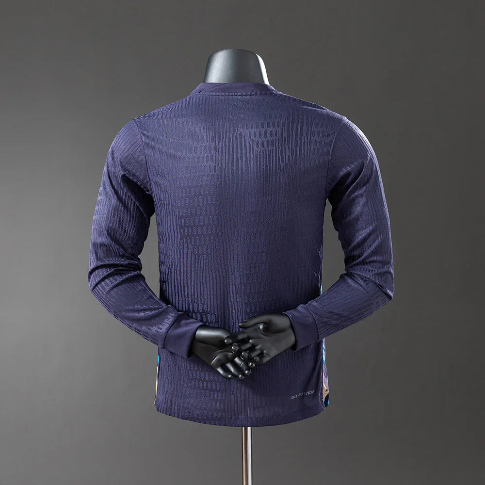 CAMISETA INGLATERRA ll 2024 MANGA LARGA HOMBRE (VERSIÓN JUGADOR) - ZonaCamisetas