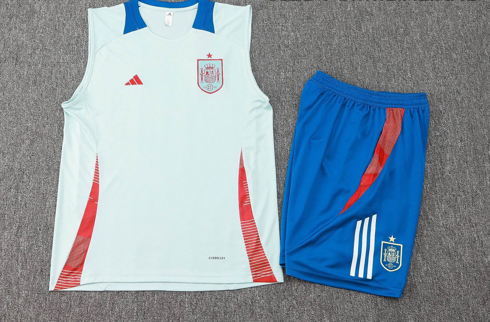 CONJUNTO SIN MANGAS ESPAÑA ENTRENAMIENTO I 24/25 HOMBRE - ZonaCamisetas