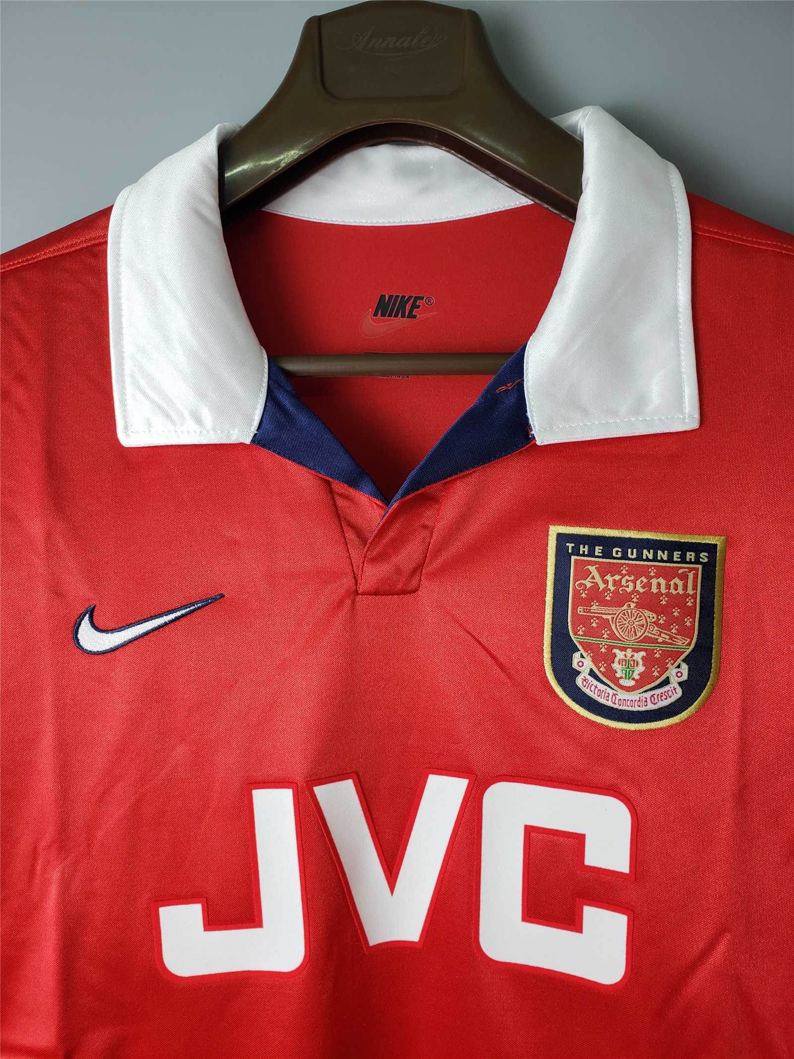 CAMISETA ARSENAL l 98/99 HOMBRE (RETRO) MANGA LARGA - ZonaCamisetas