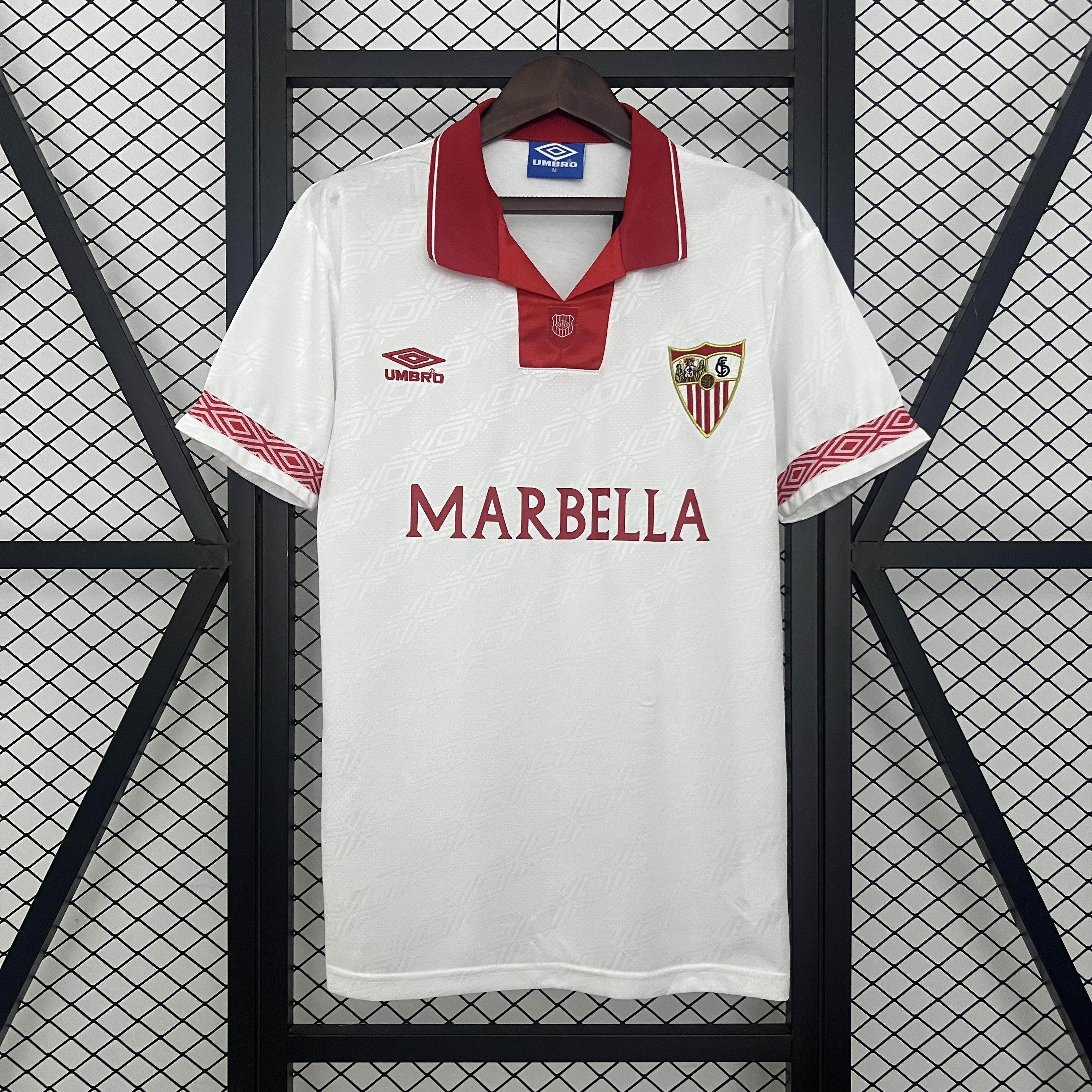 CAMISETA SEVILLA I 94/96 HOMBRE (RETRO) - ZonaCamisetas