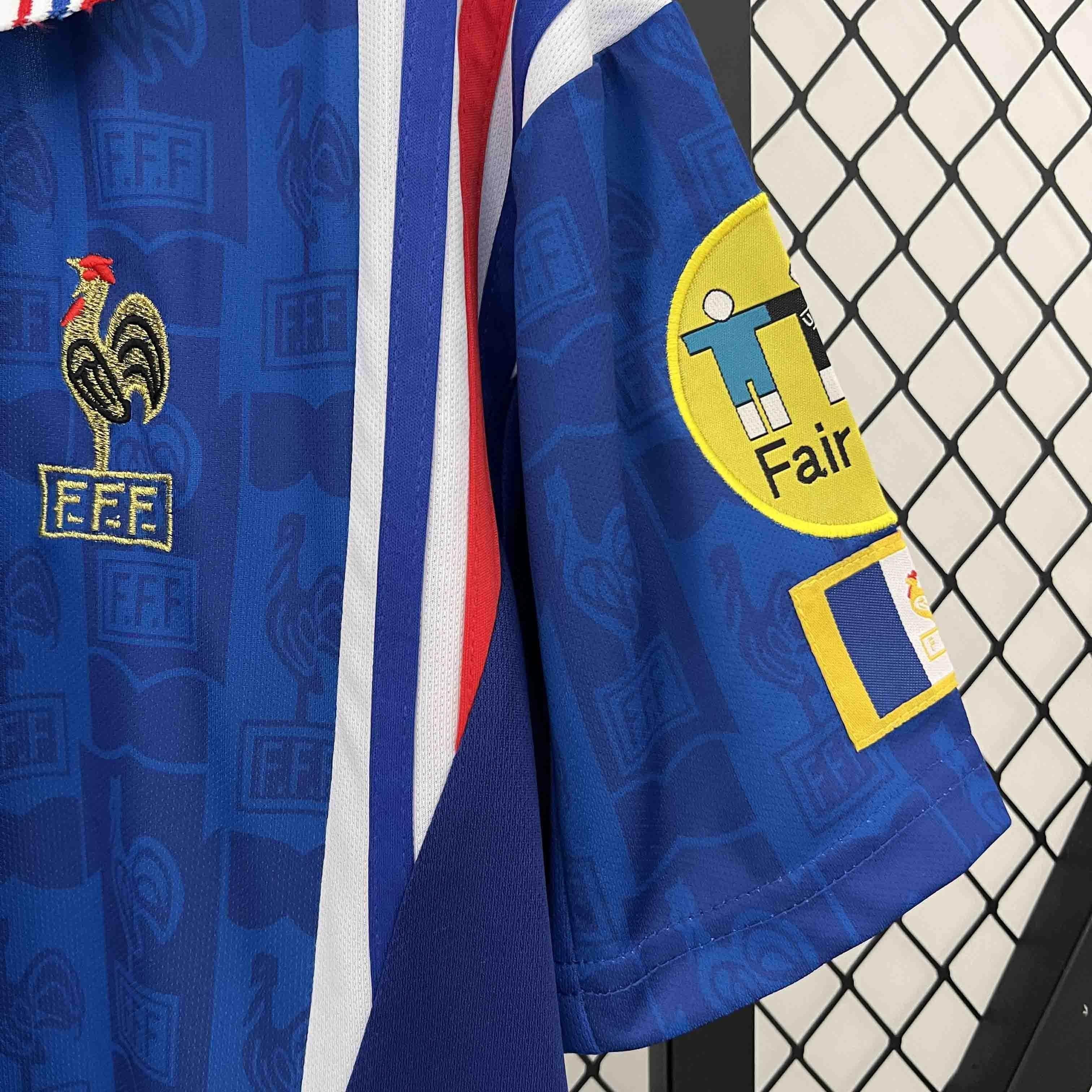 CAMISETA FRANCIA I 96/97 HOMBRE (RETRO) - ZonaCamisetas