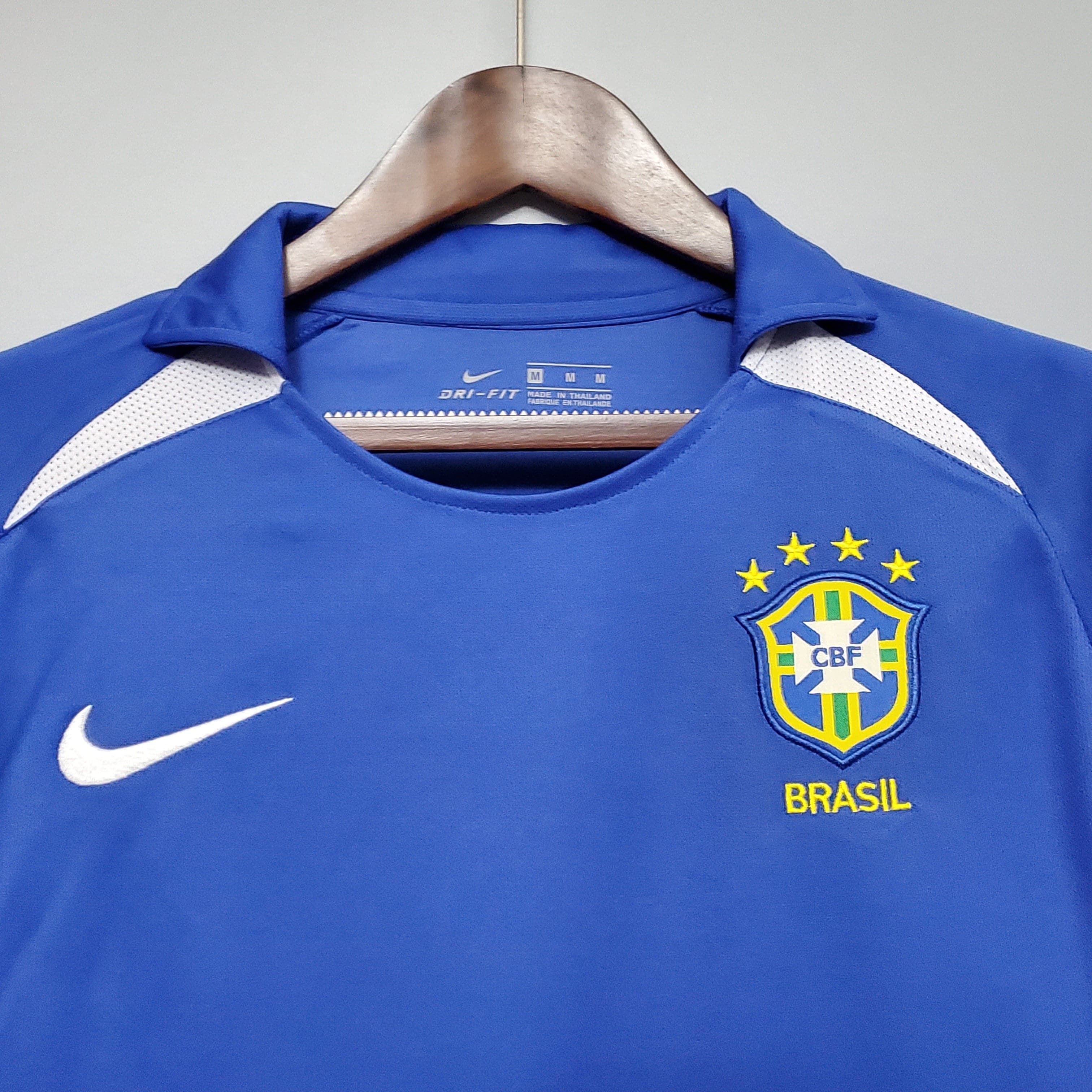 CAMISETA BRASIL II 2002 HOMBRE (RETRO)