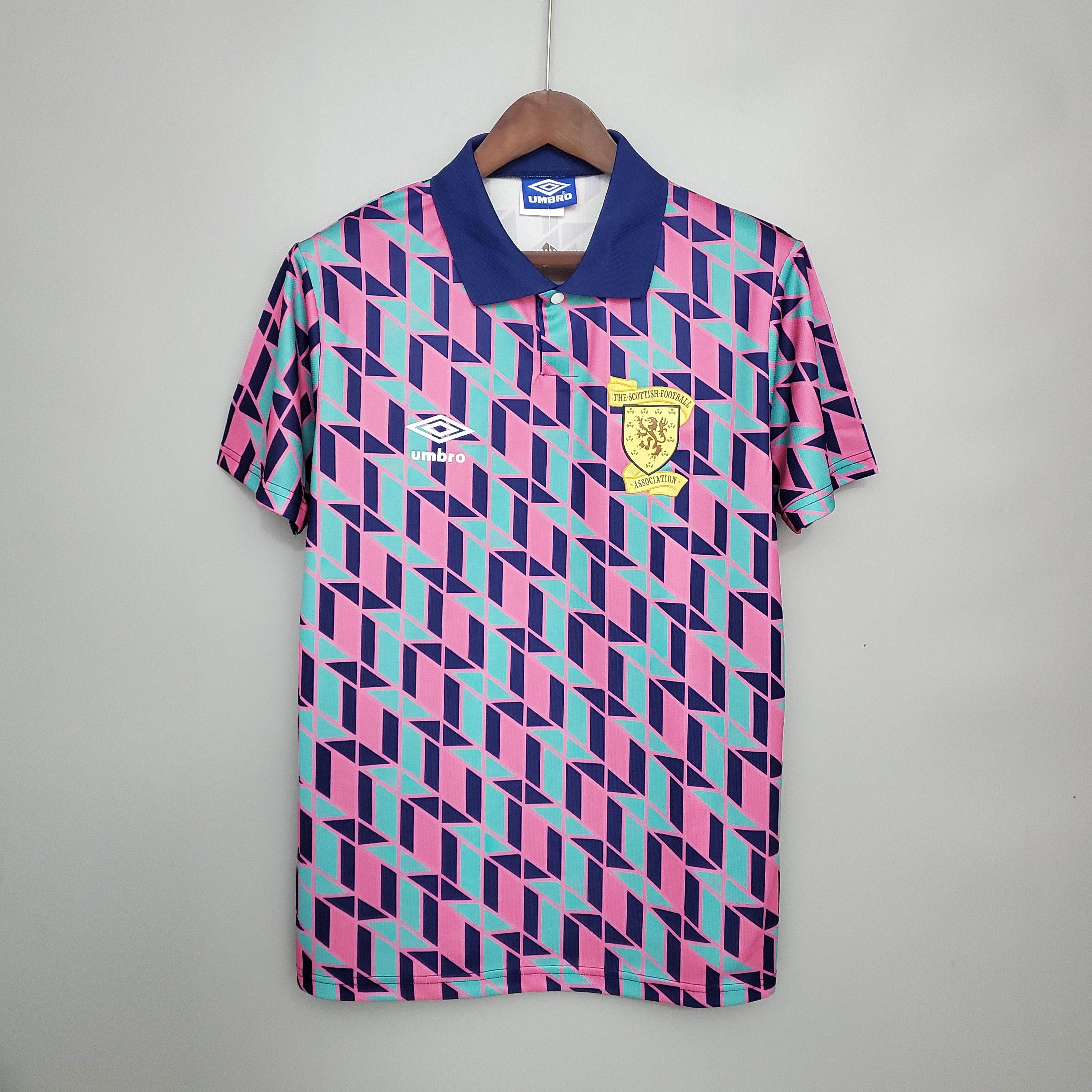 CAMISETA SCOTLAND 88/89 HOMBRE (RETRO) - ZonaCamisetas