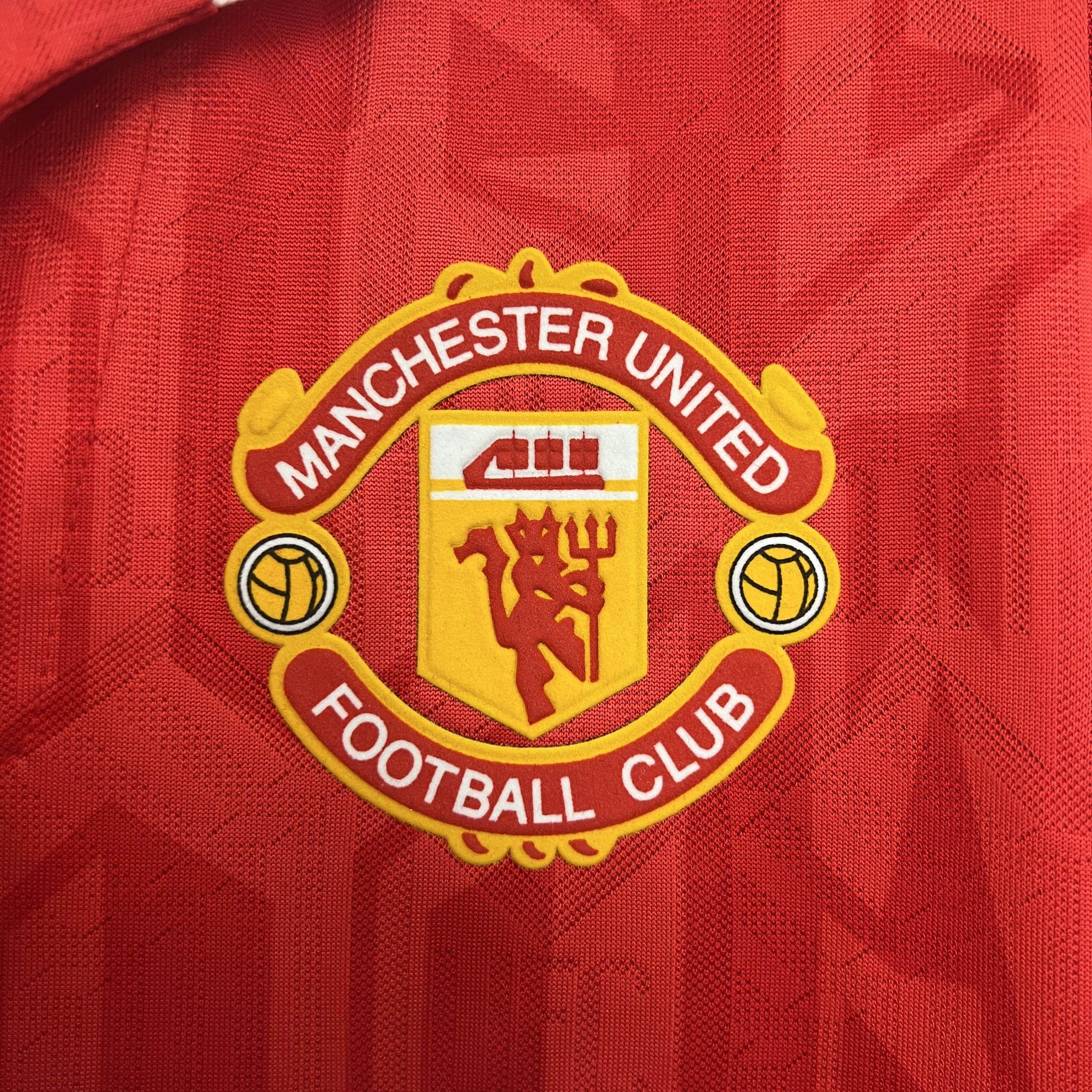 CAMISETA MANCHESTER UNITED I 92/94 HOMBRE (RETRO) MANGA LARGA - ZonaCamisetas