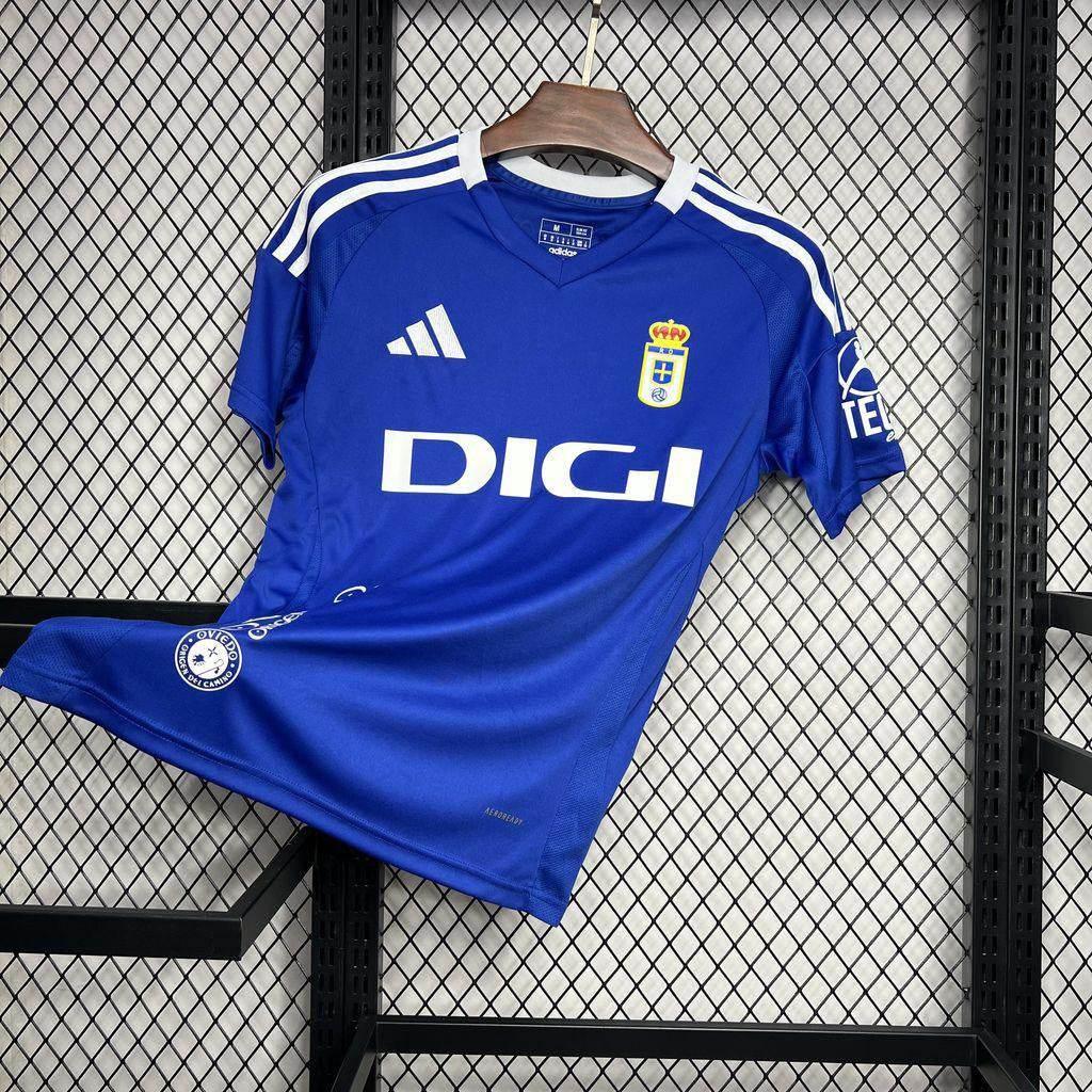 CAMISETA REAL OVIEDO I 24/25 HOMBRE (VERSIÓN FAN) - ZonaCamisetas