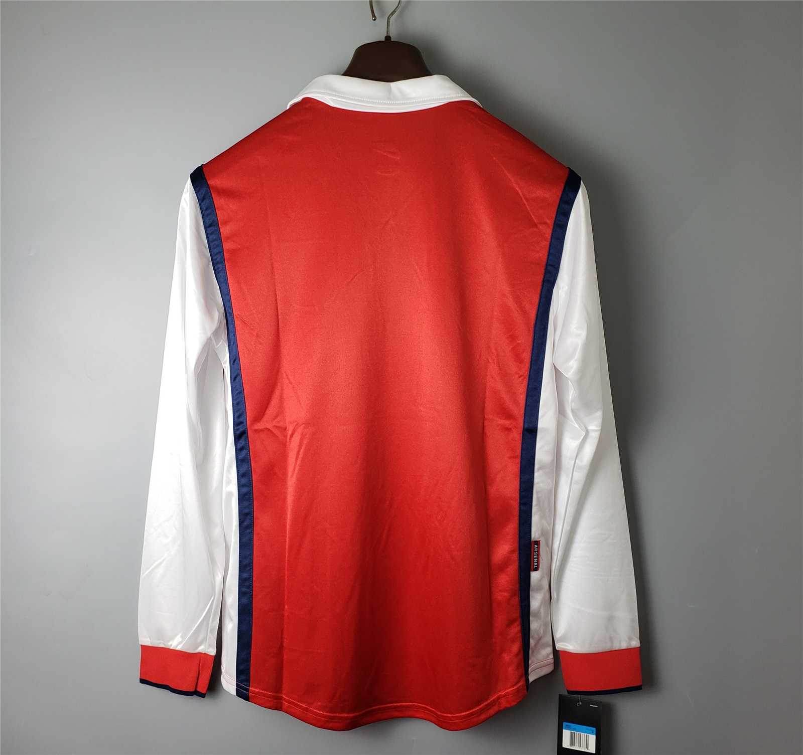 CAMISETA ARSENAL l 98/99 HOMBRE (RETRO) MANGA LARGA - ZonaCamisetas