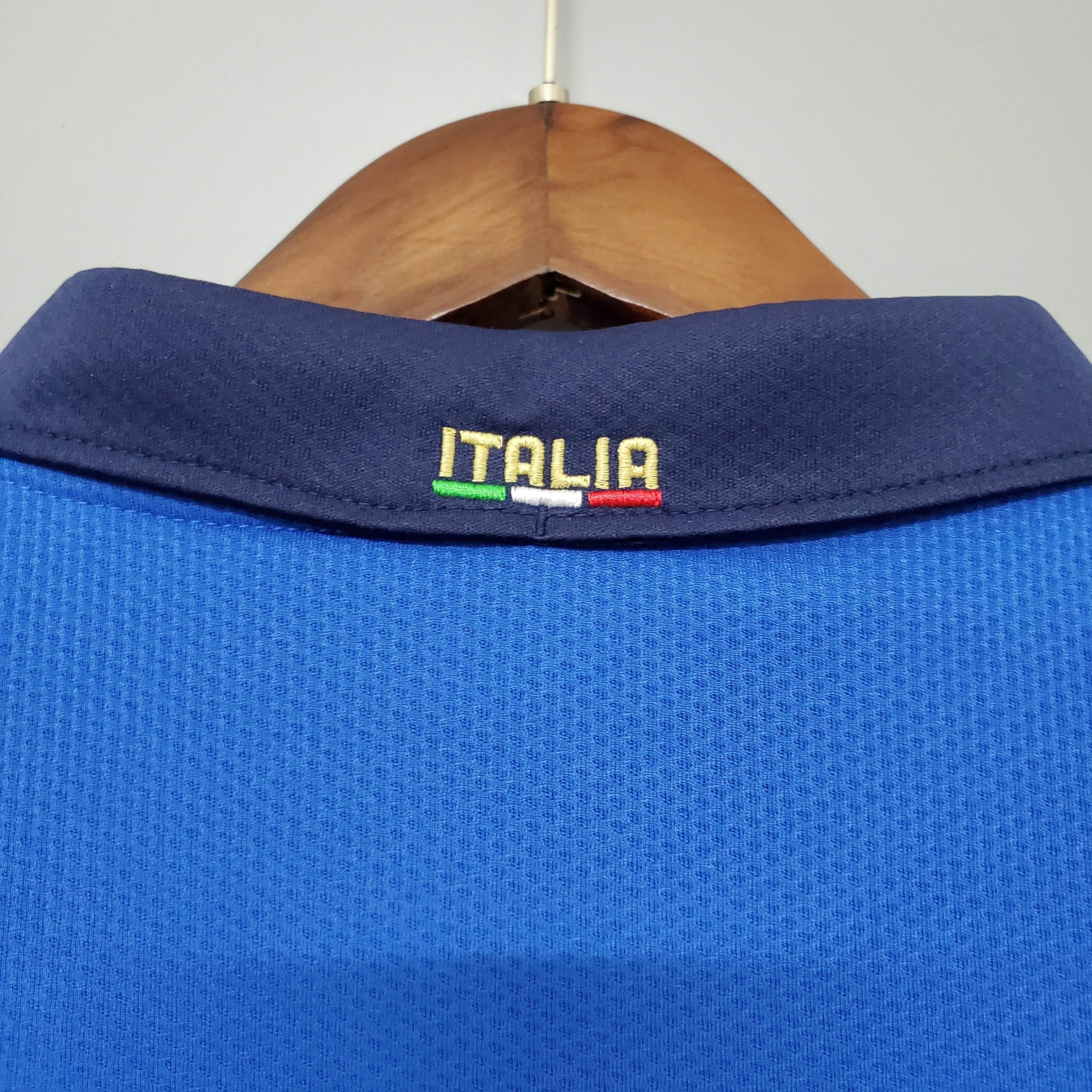 CAMISETA ITALIA EURO 2021 HOMBRE (RETRO) - ZonaCamisetas