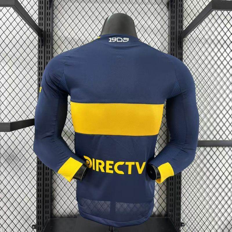 CAMISETA BOCA JUNIORS I 25/26 HOMBRE MANGA LARGA (VERSIÓN JUGADOR) - ZonaCamisetas