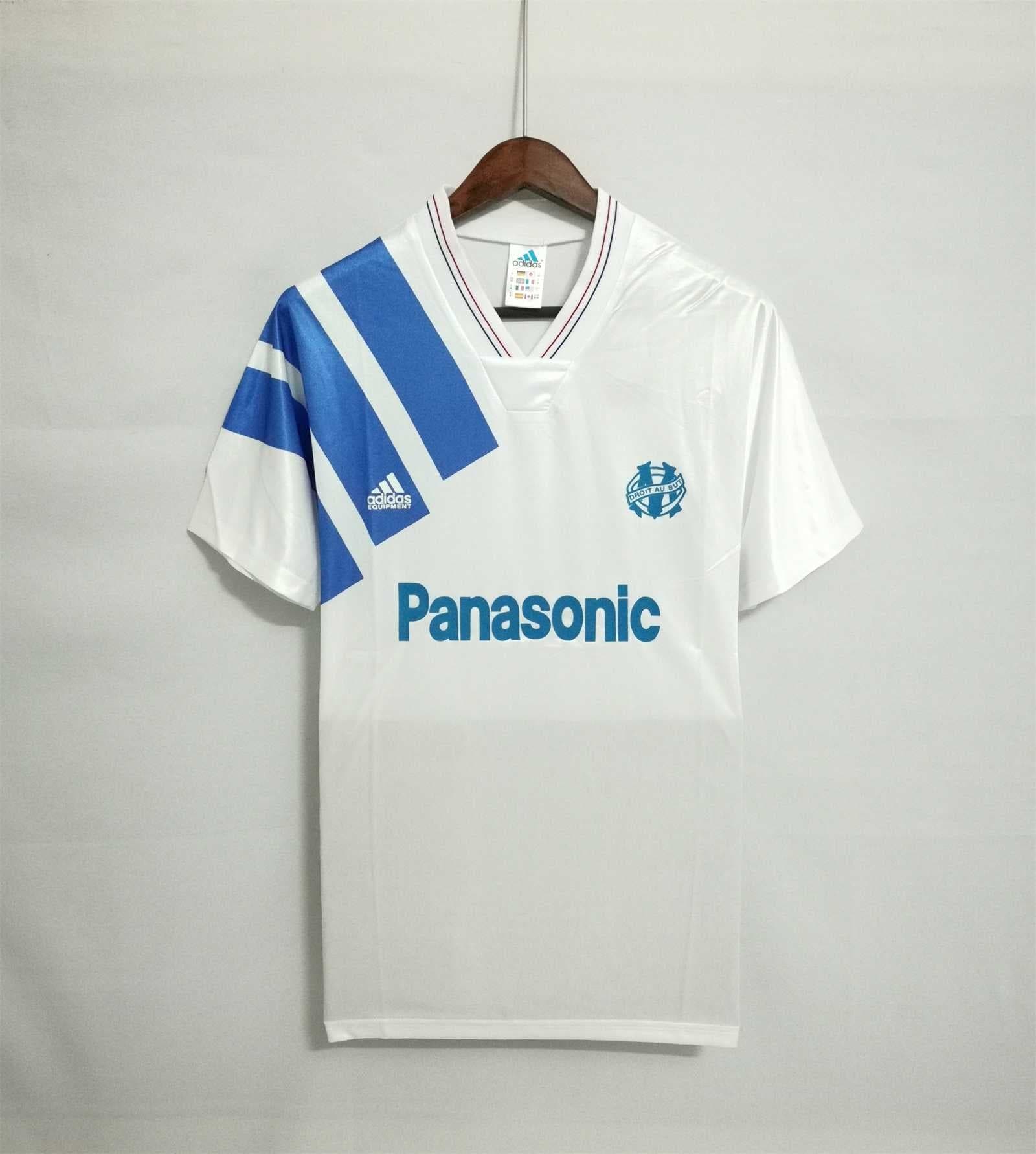 ZonaCamisetas OLYMPIQUE MARSEILLE 91/92 HOMBRE (RETRO) La Pelota Mundo OLYMPIQUE DE MARSEILLE