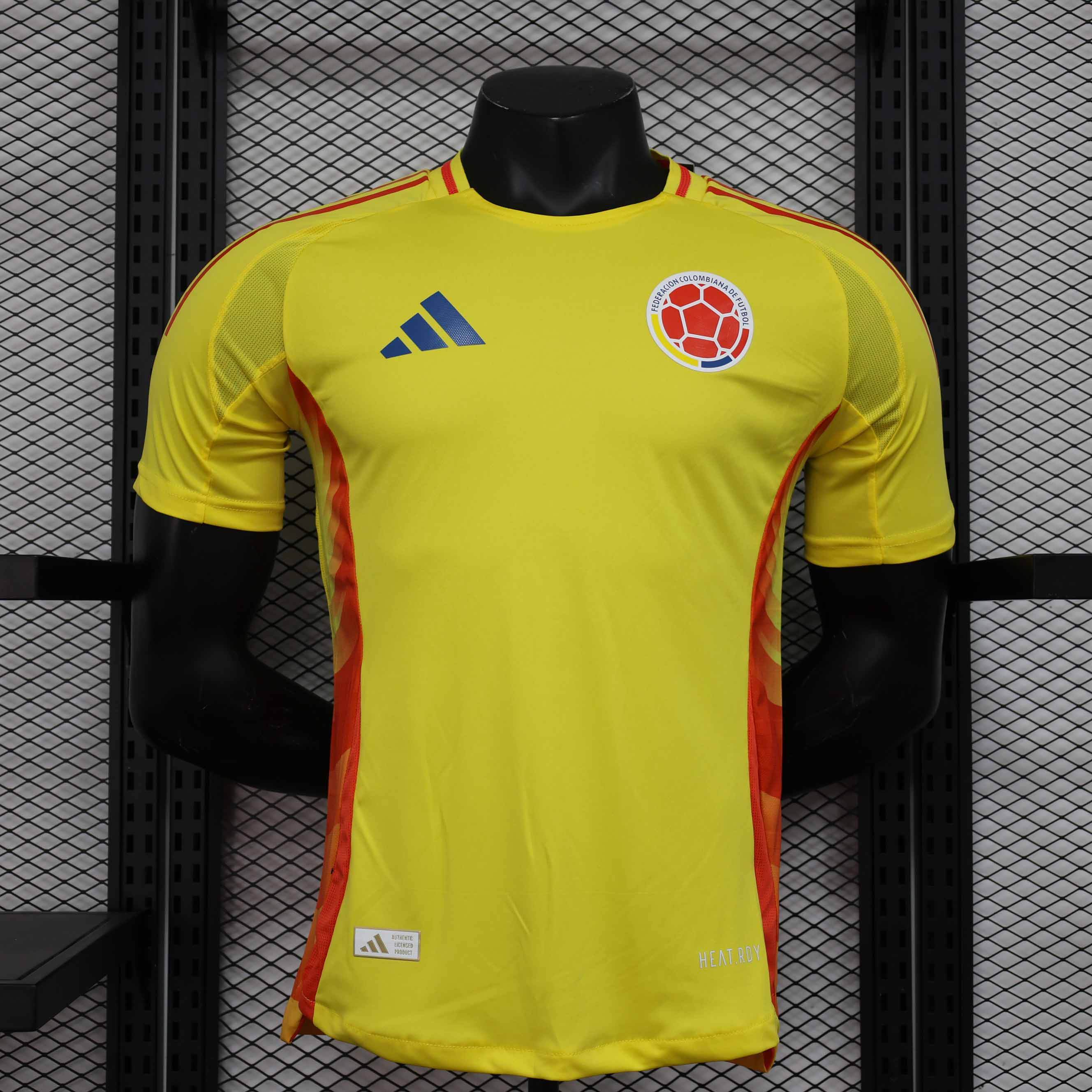CAMISETA COLOMBIA I 2024 HOMBRE (VERSIÓN JUGADOR) - ZonaCamisetas