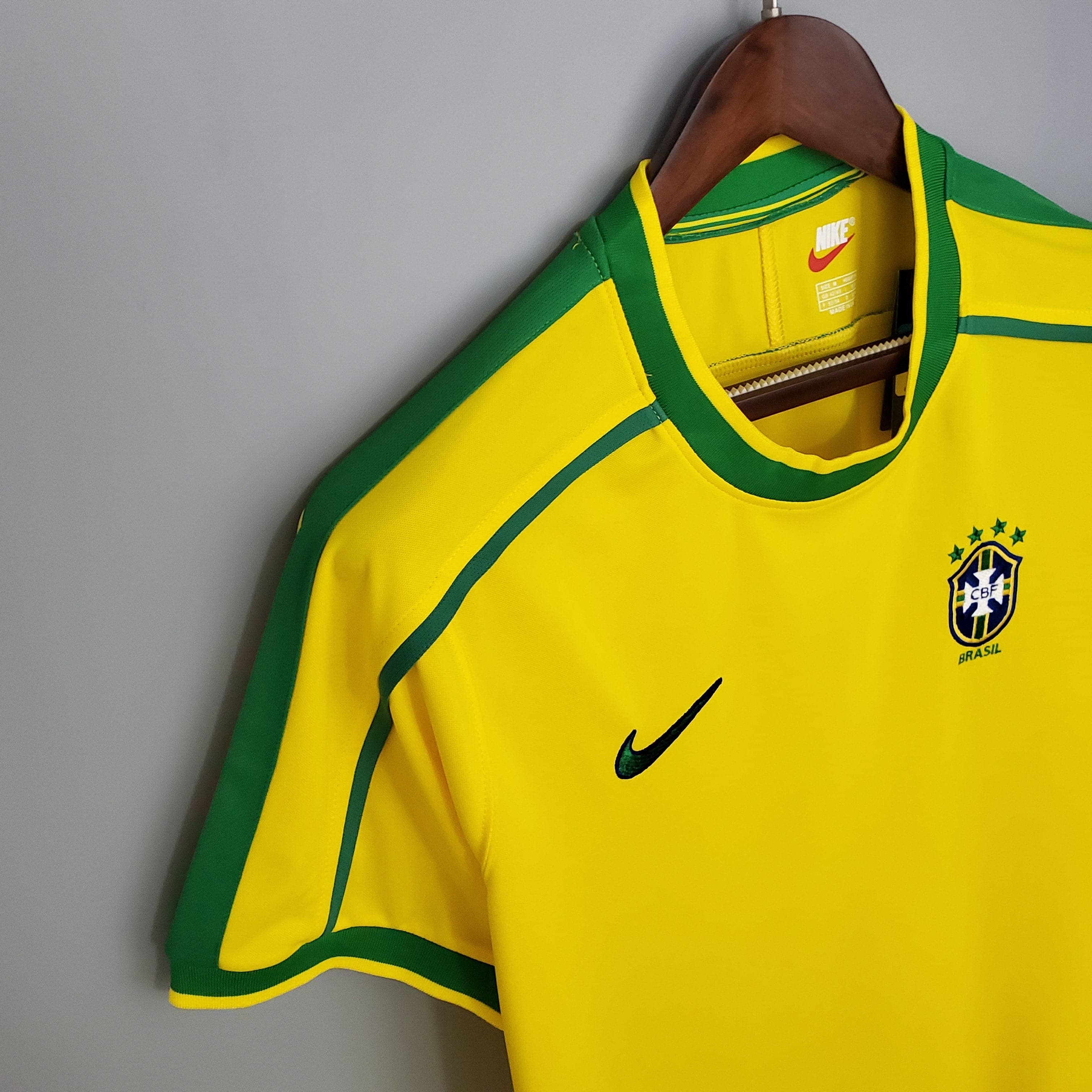 CAMISETA BRASIL I 98 HOMBRE (RETRO)