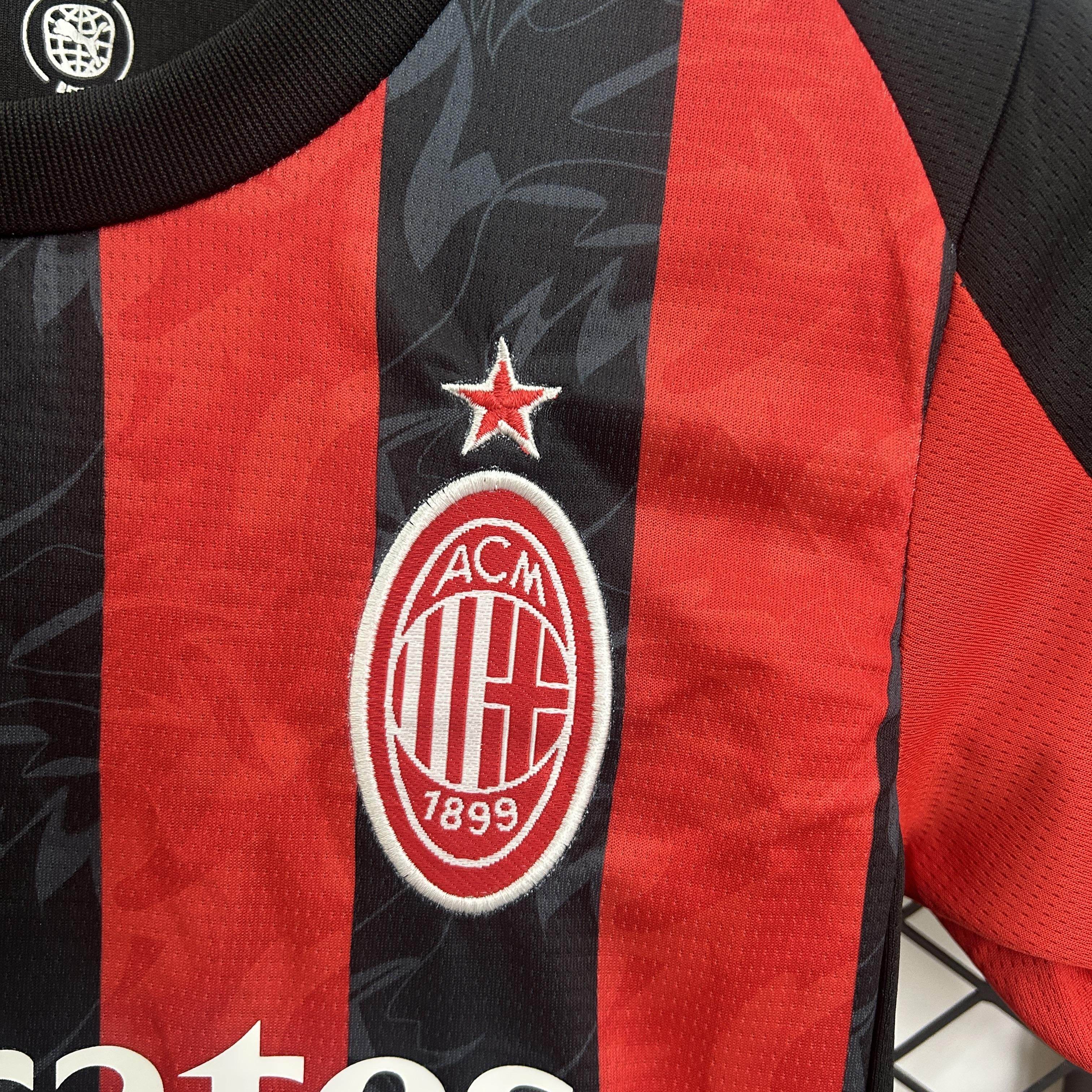 CAMISETA AC MILAN I 25/26 CONJUNTO INFANTIL - ZonaCamisetas