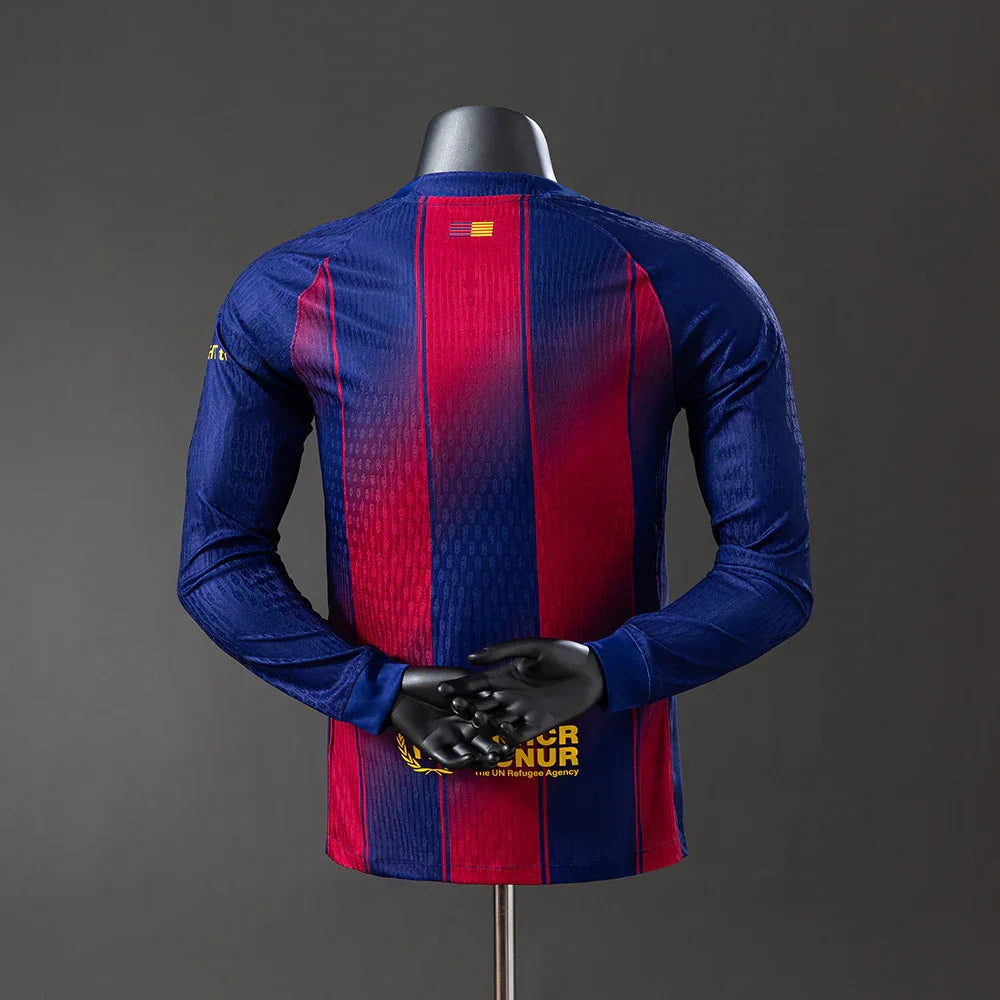 CAMISETA BARCELONA l 25/26 MANGA LARGA HOMBRE (VERSIÓN JUGADOR) - ZonaCamisetas
