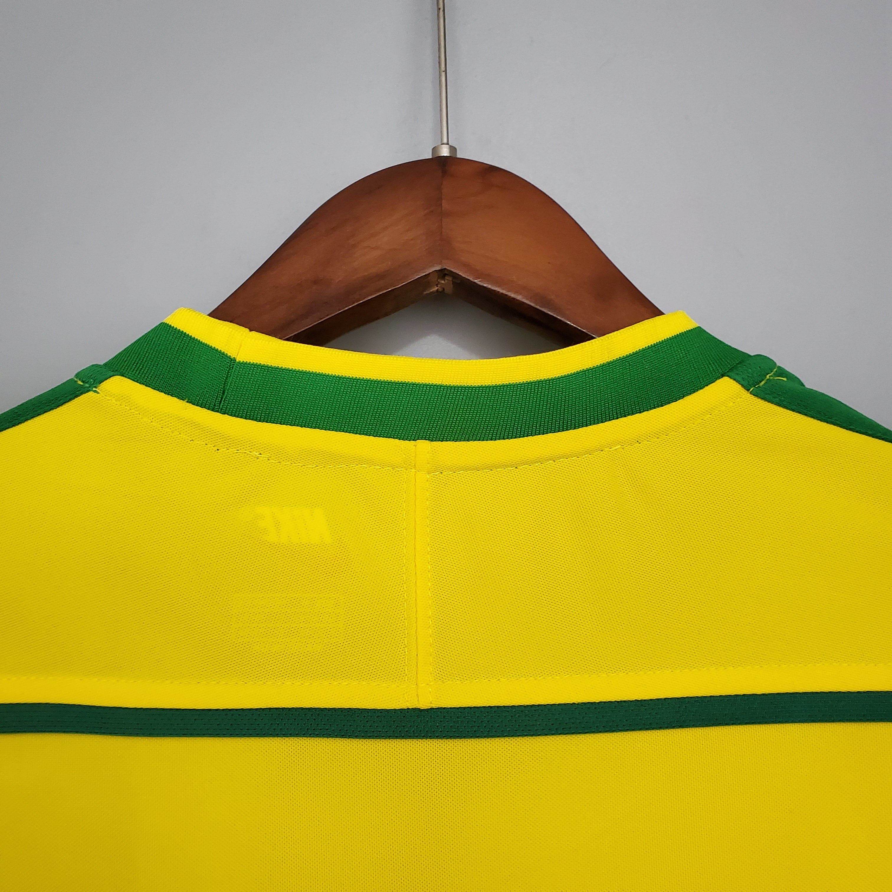 CAMISETA BRASIL I 98 HOMBRE (RETRO) - ZonaCamisetas