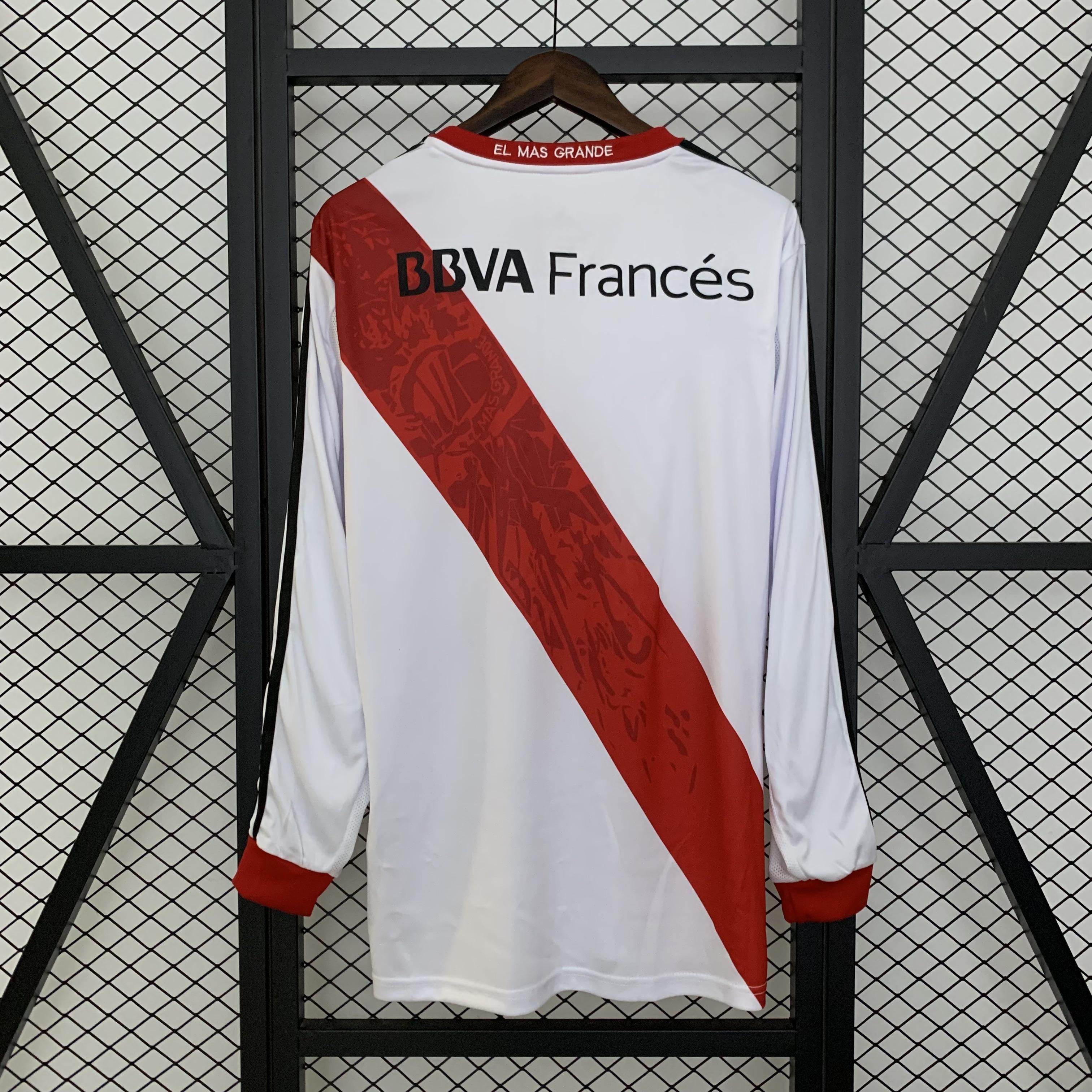 CAMISETA RIVER PLATE l 13/14 HOMBRE (RETRO) MANGA LARGA - ZonaCamisetas