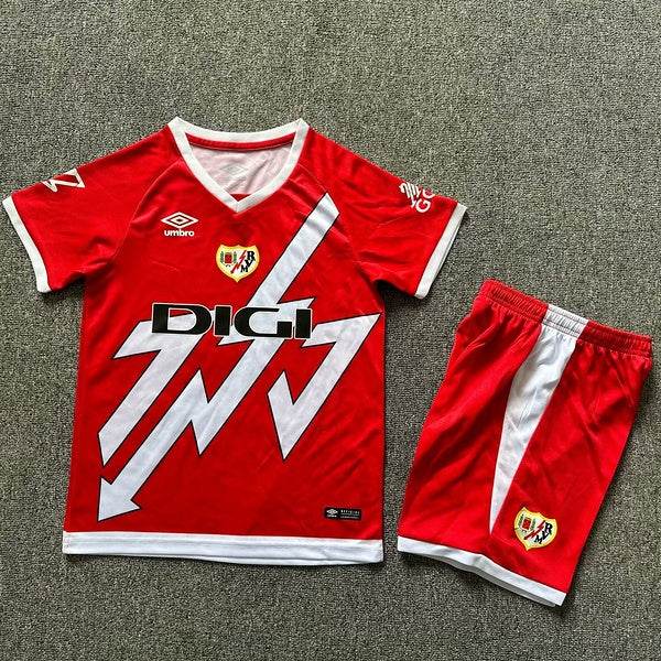 CAMISETA RAYO VALLECANO Il 24/25 CONJUNTO INFANTIL - ZonaCamisetas