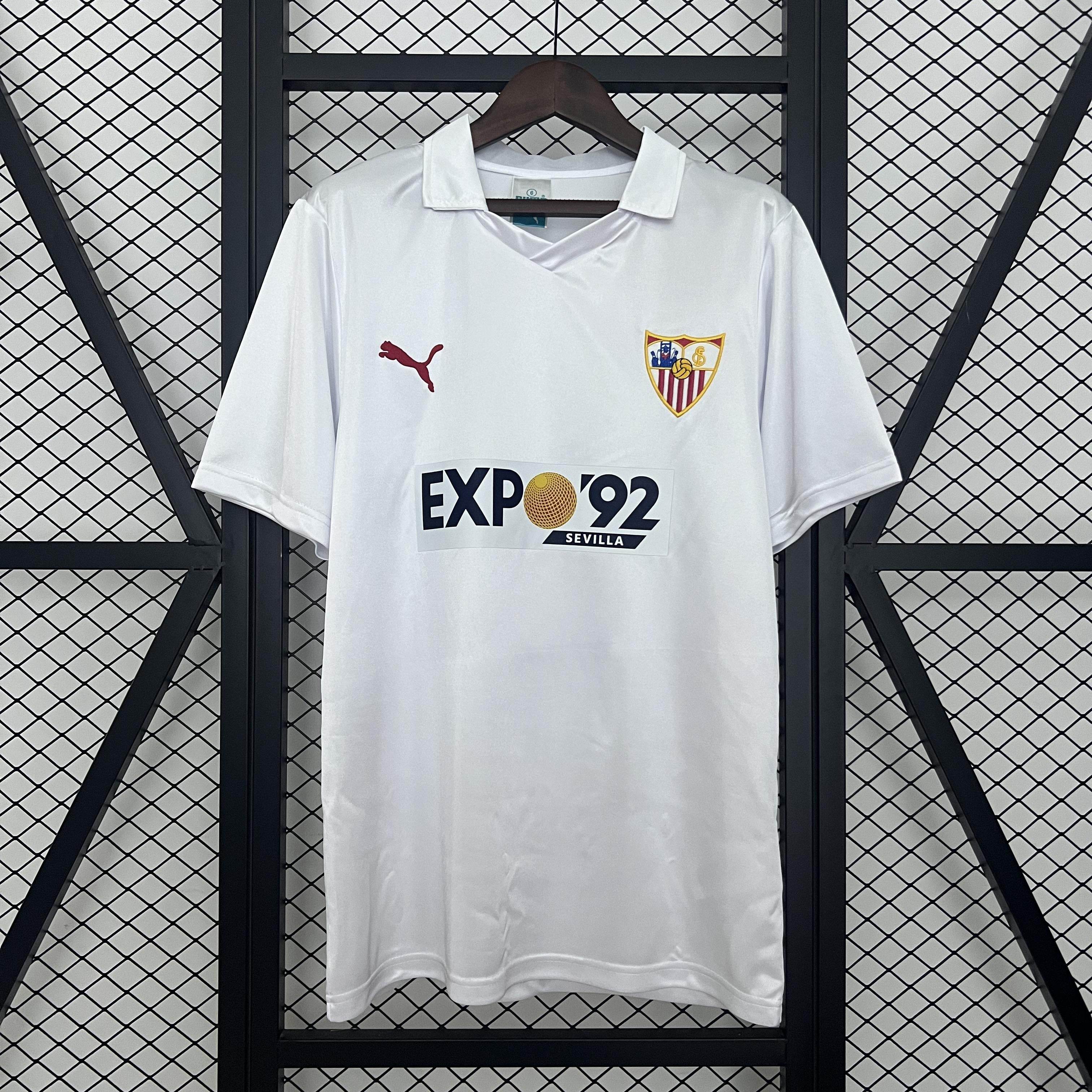 CAMISETA SEVILLA I 87/90 HOMBRE (RETRO) - ZonaCamisetas