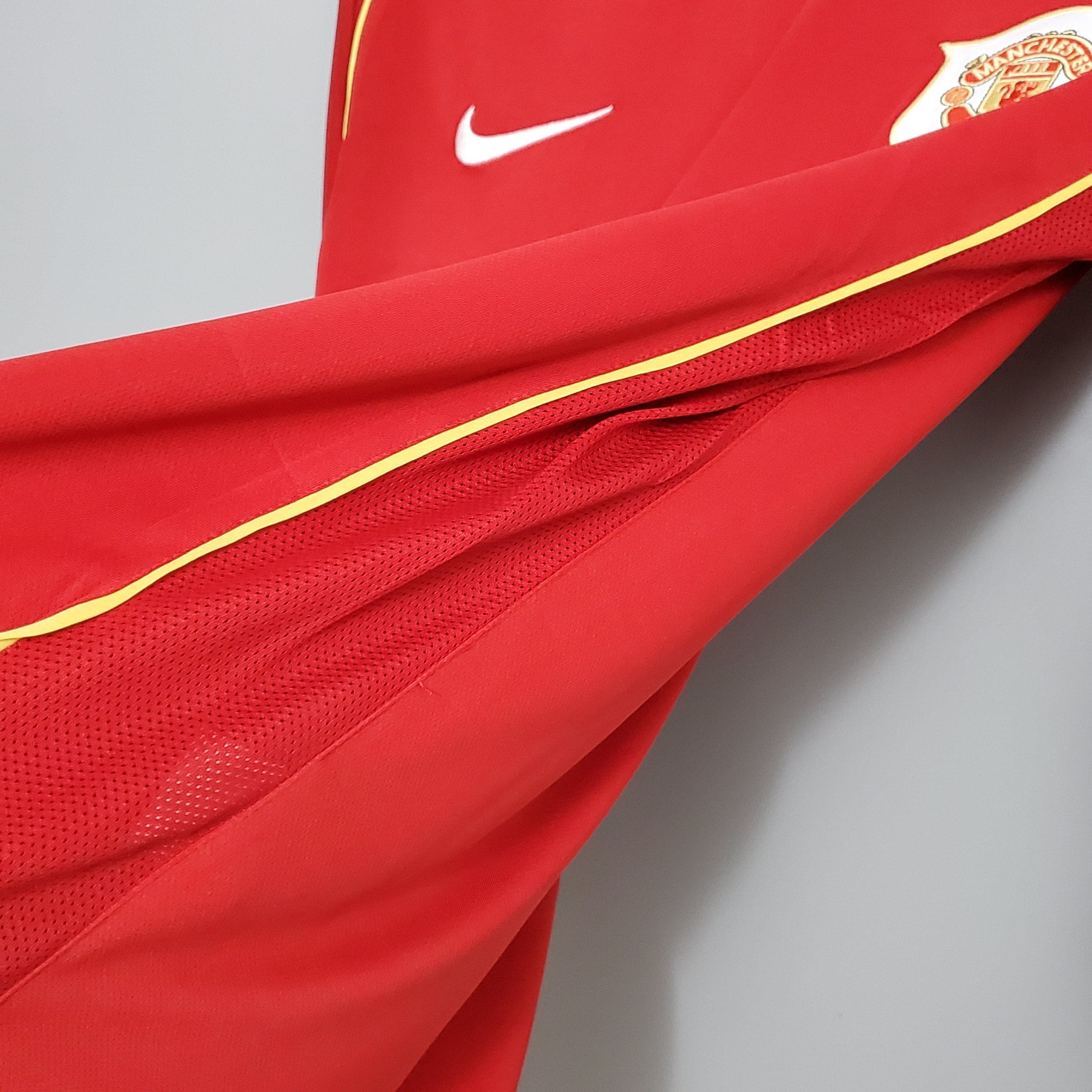 CAMISETA MANCHESTER UNITED I 06/07 HOMBRE (RETRO) MANGA LARGA