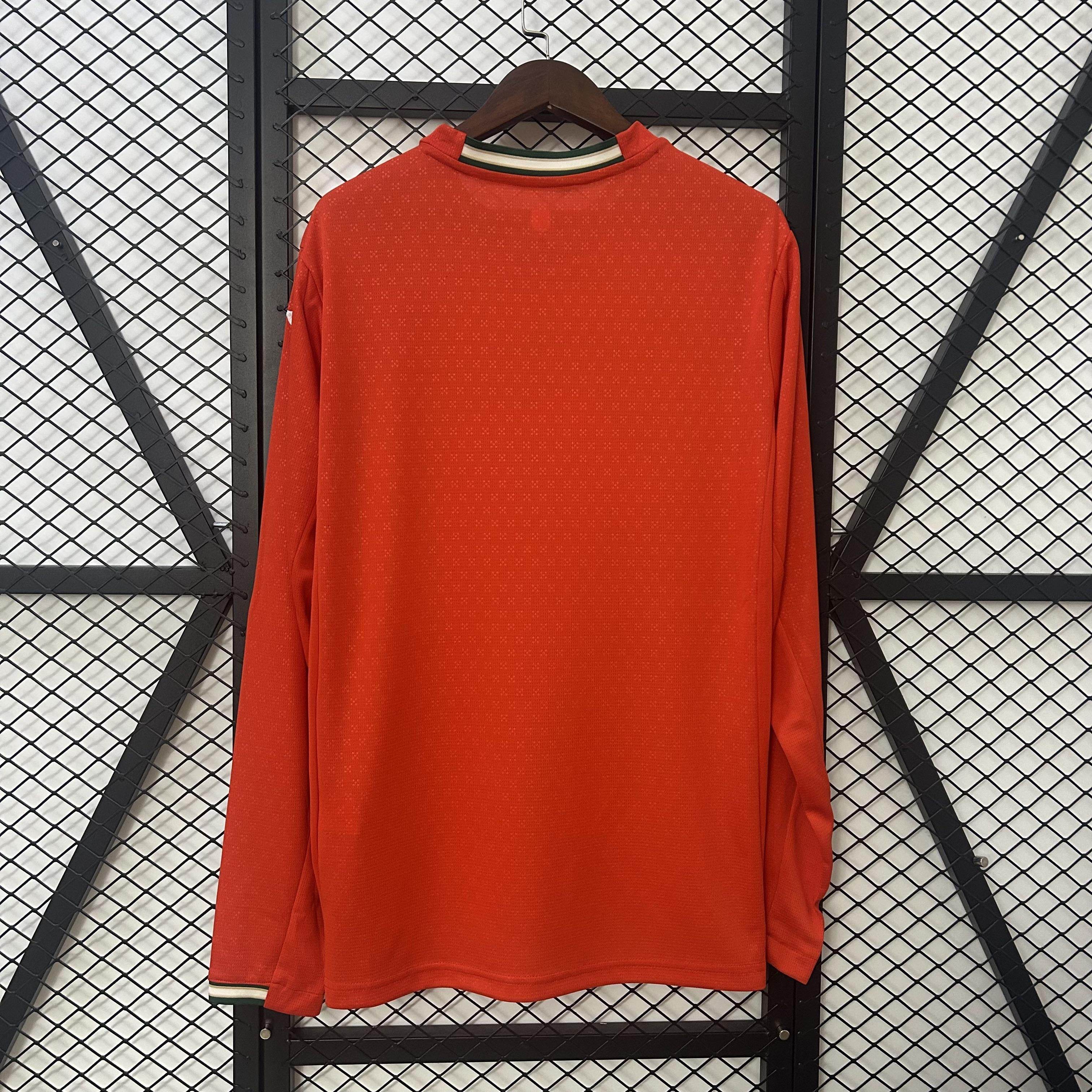 CAMISETA PORTUGAL l 2025 HOMBRE (VERSIÓN FAN) MANGA LARGA - ZonaCamisetas