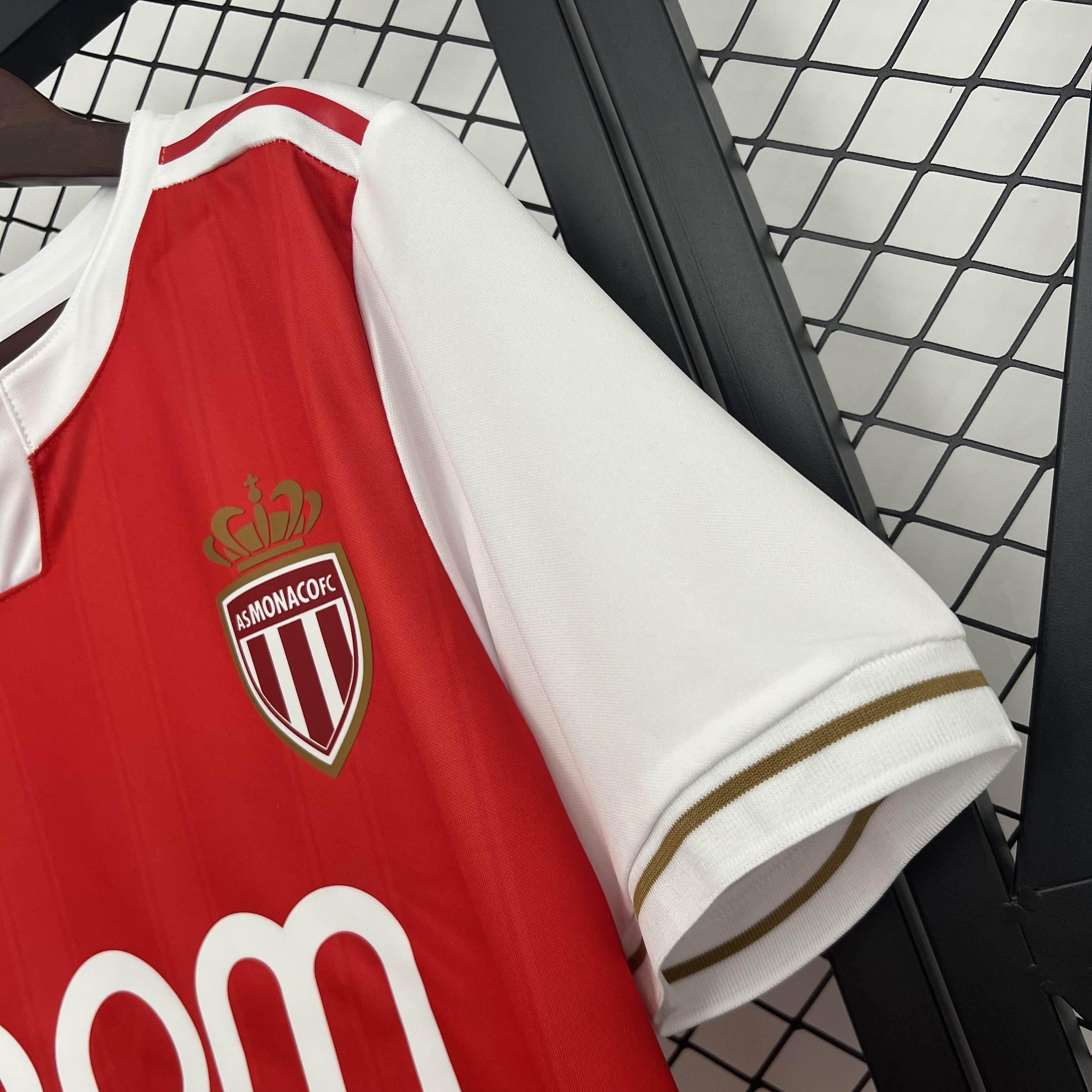 CAMISETA AS MONACO I 25/26 HOMBRE (VERSIÓN FAN) - ZonaCamisetas