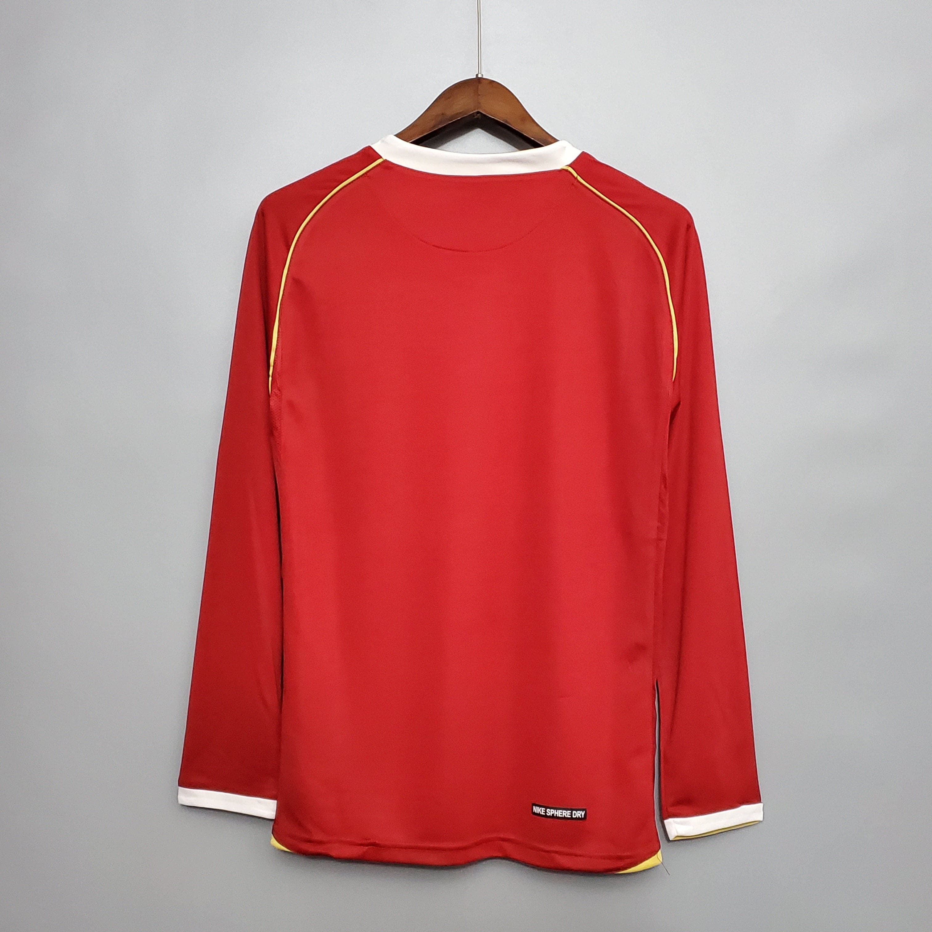 CAMISETA MANCHESTER UNITED I 06/07 HOMBRE (RETRO) MANGA LARGA