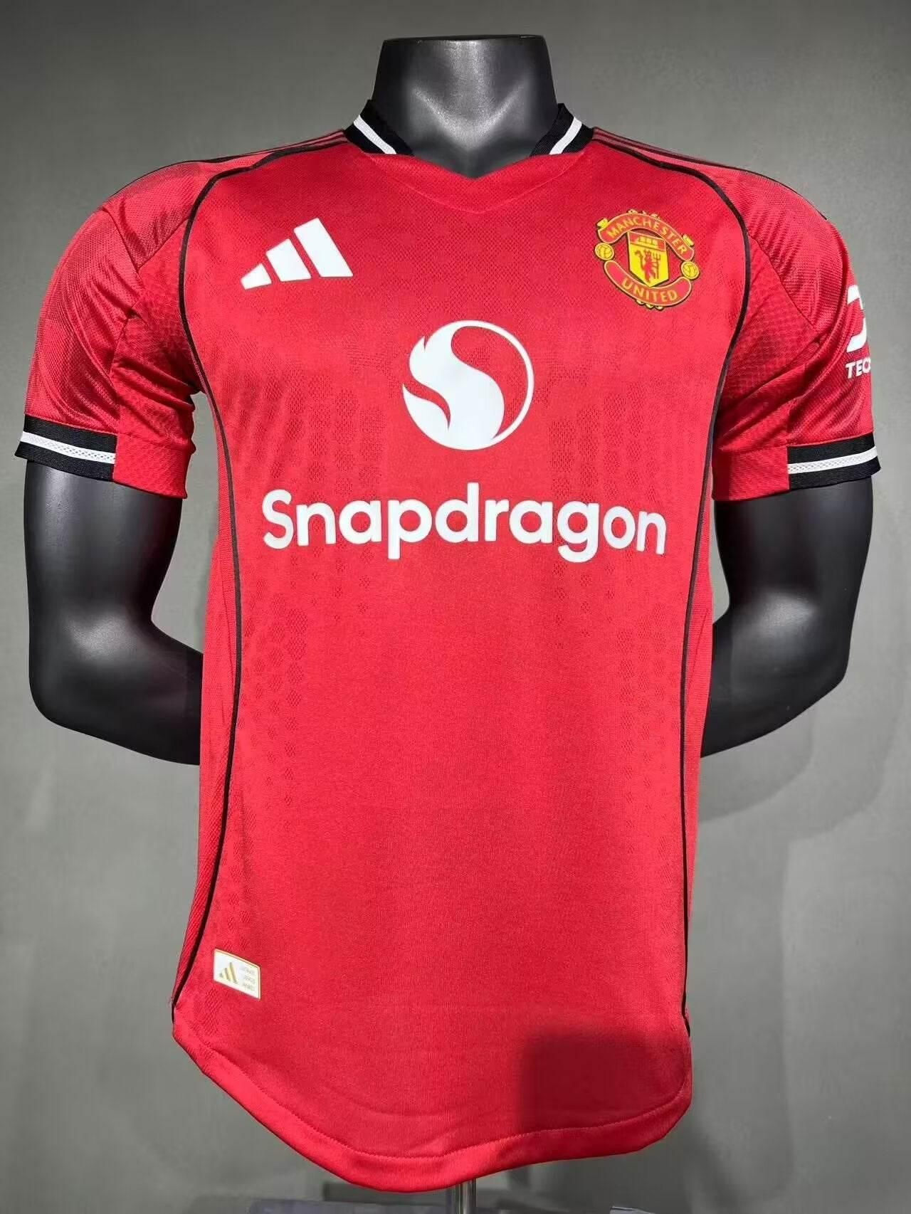 CAMISETA MANCHESTER UNITED I 25/26 HOMBRE (VERSIÓN JUGADOR) - ZonaCamisetas