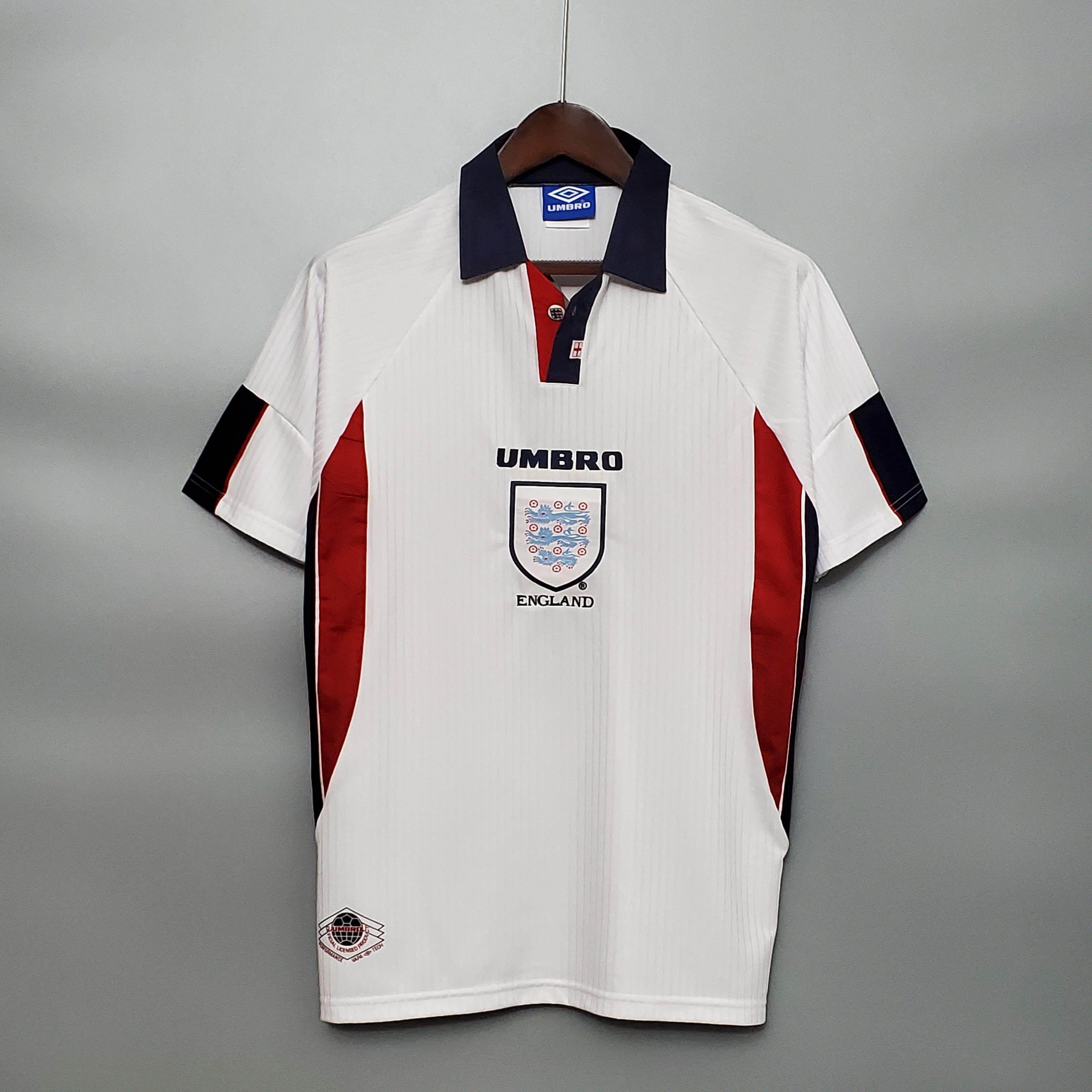 CAMISETA INGLATERRA I 1998 HOMBRE (RETRO) - ZonaCamisetas