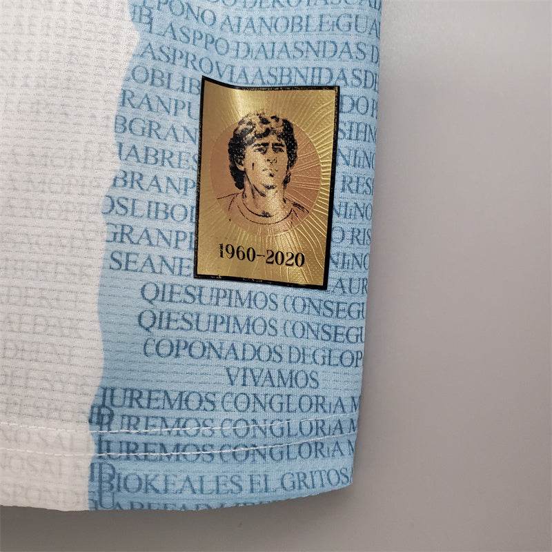 CAMISETA ARGENTINA EDICIÓN COMEMORATIVA Il 2021 HOMBRE (RETRO) - ZonaCamisetas