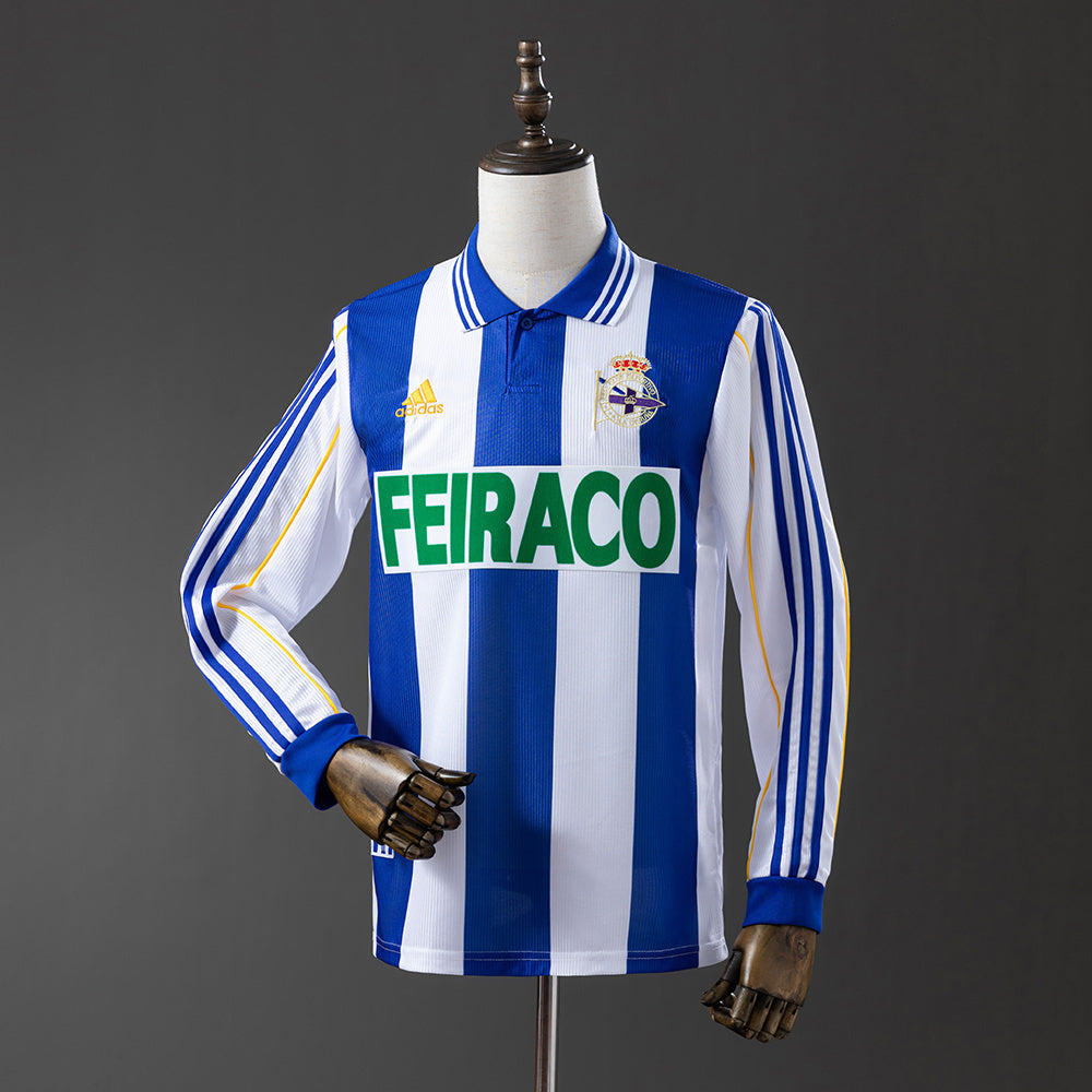 CAMISETA LA CORUÑA I 99/00 MANGA LARGA HOMBRE (RETRO)