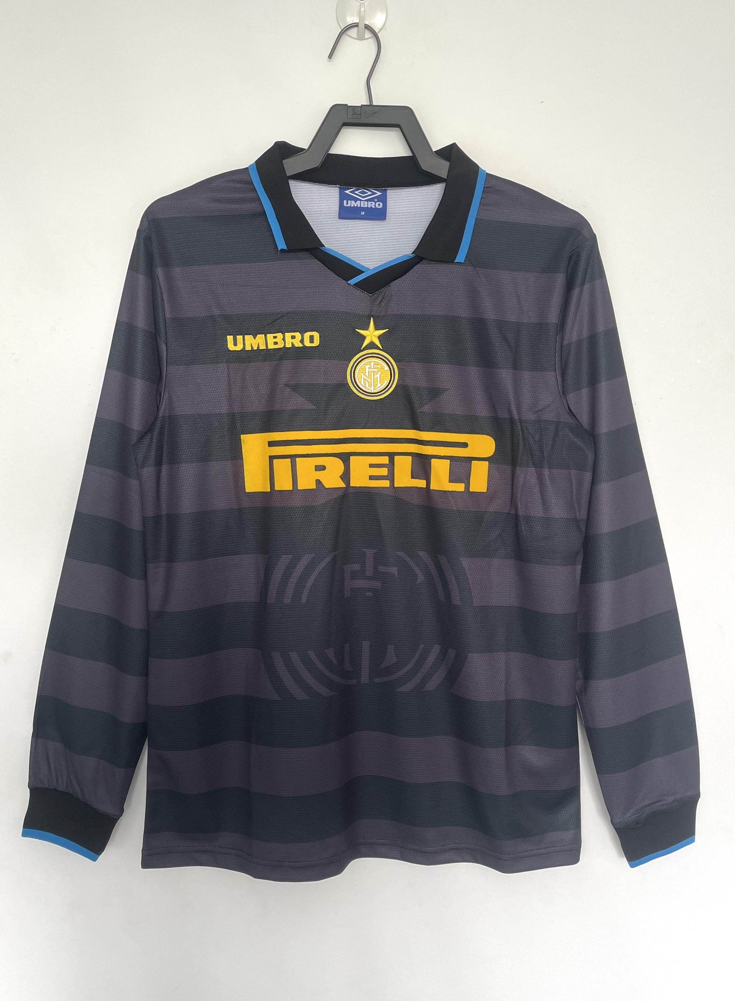 CAMISETA INTER DE MILAN lI 97/98 HOMBRE MANGA LARGA (RETRO) - ZonaCamisetas