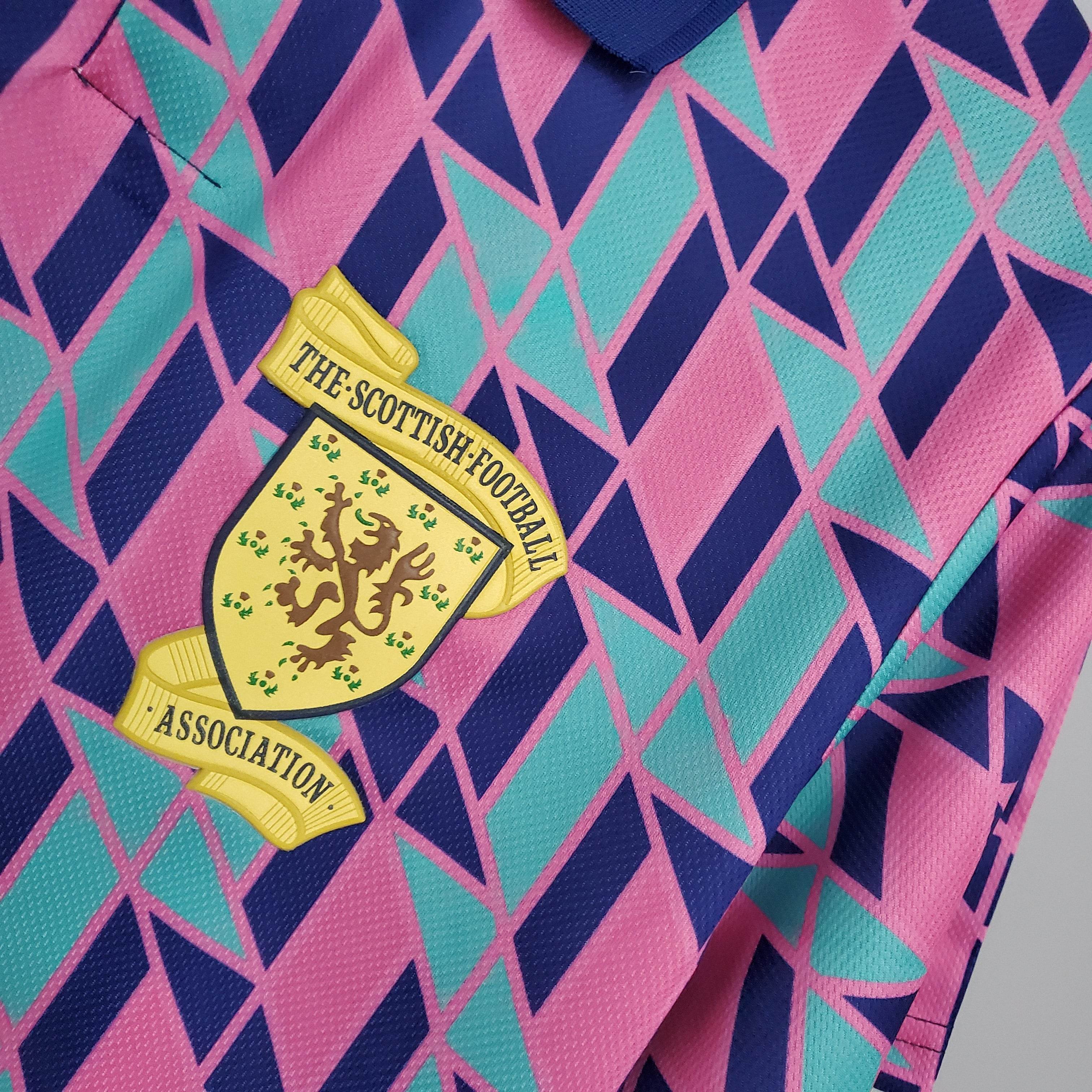 CAMISETA SCOTLAND 88/89 HOMBRE (RETRO) - ZonaCamisetas
