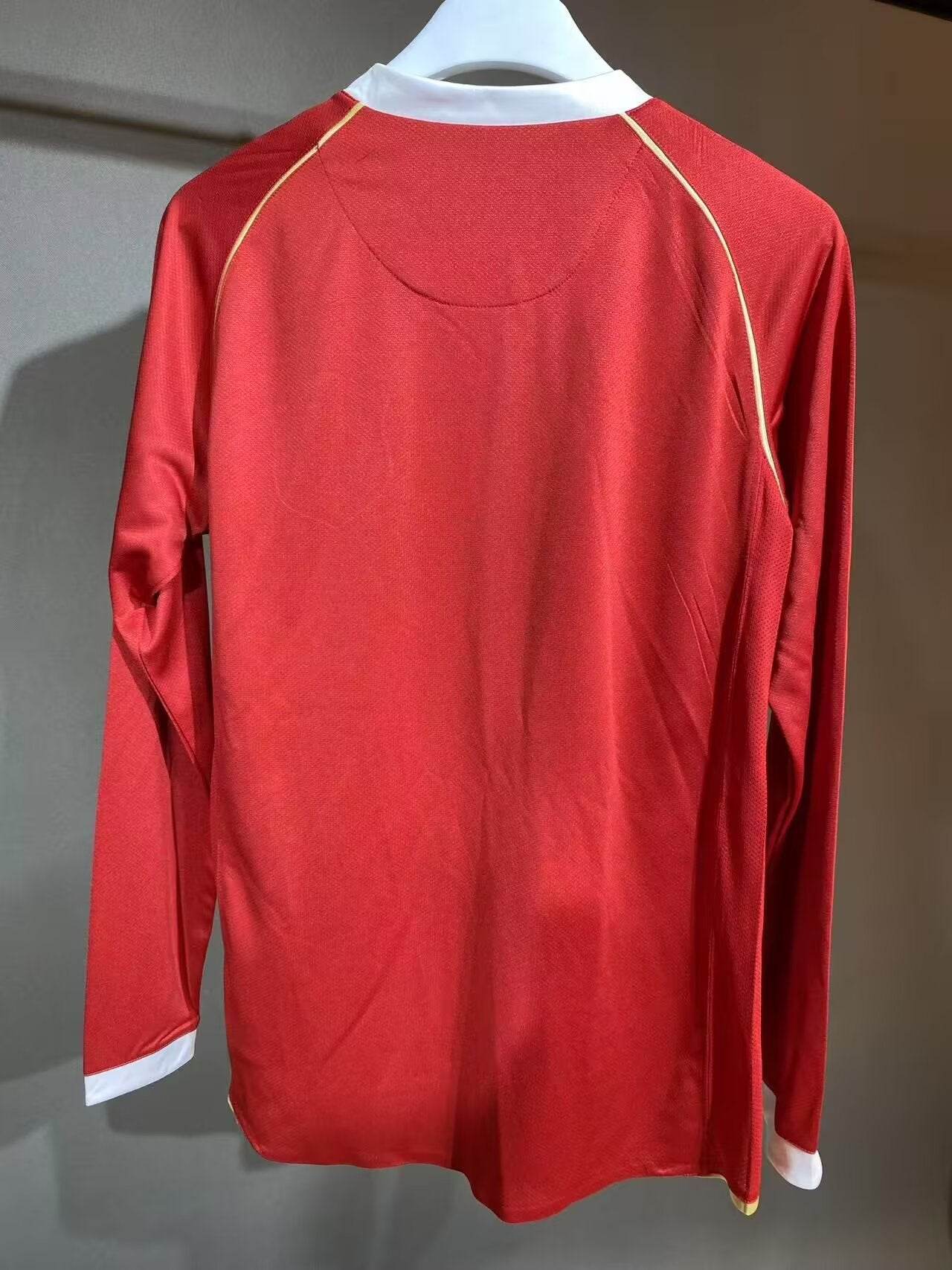 CAMISETA MANCHESTER UNITED I 06/07 HOMBRE (RETRO) MANGA LARGA - ZonaCamisetas