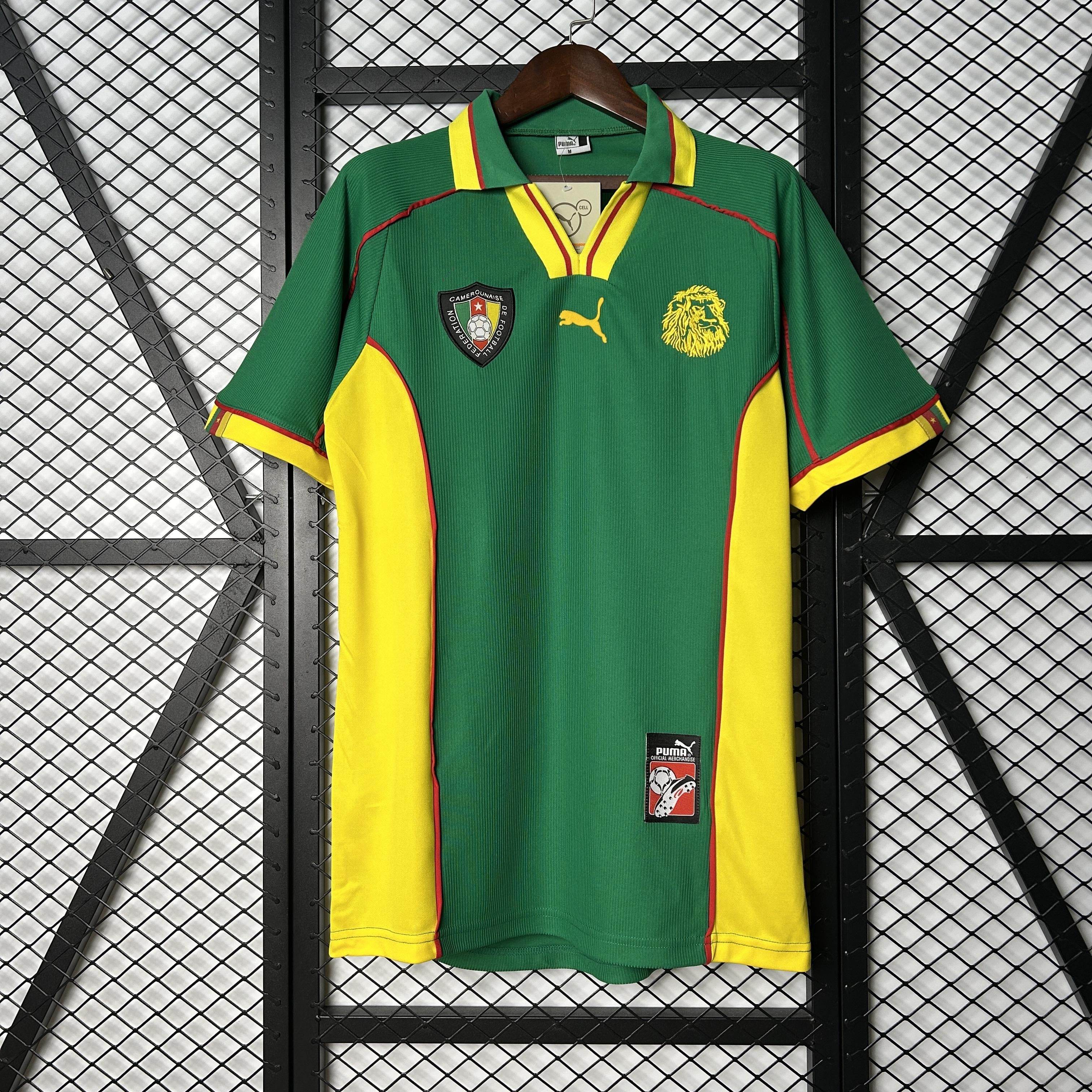 CAMISETA CAMERUN I 98/99 HOMBRE (RETRO) - ZonaCamisetas