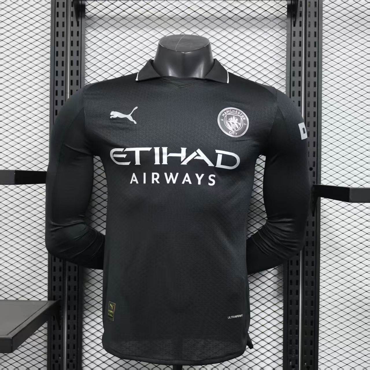 CAMISETA MANCHESTER CITY II 25/26 HOMBRE (VERSIÓN JUGADOR) MANGA LARGA - ZonaCamisetas