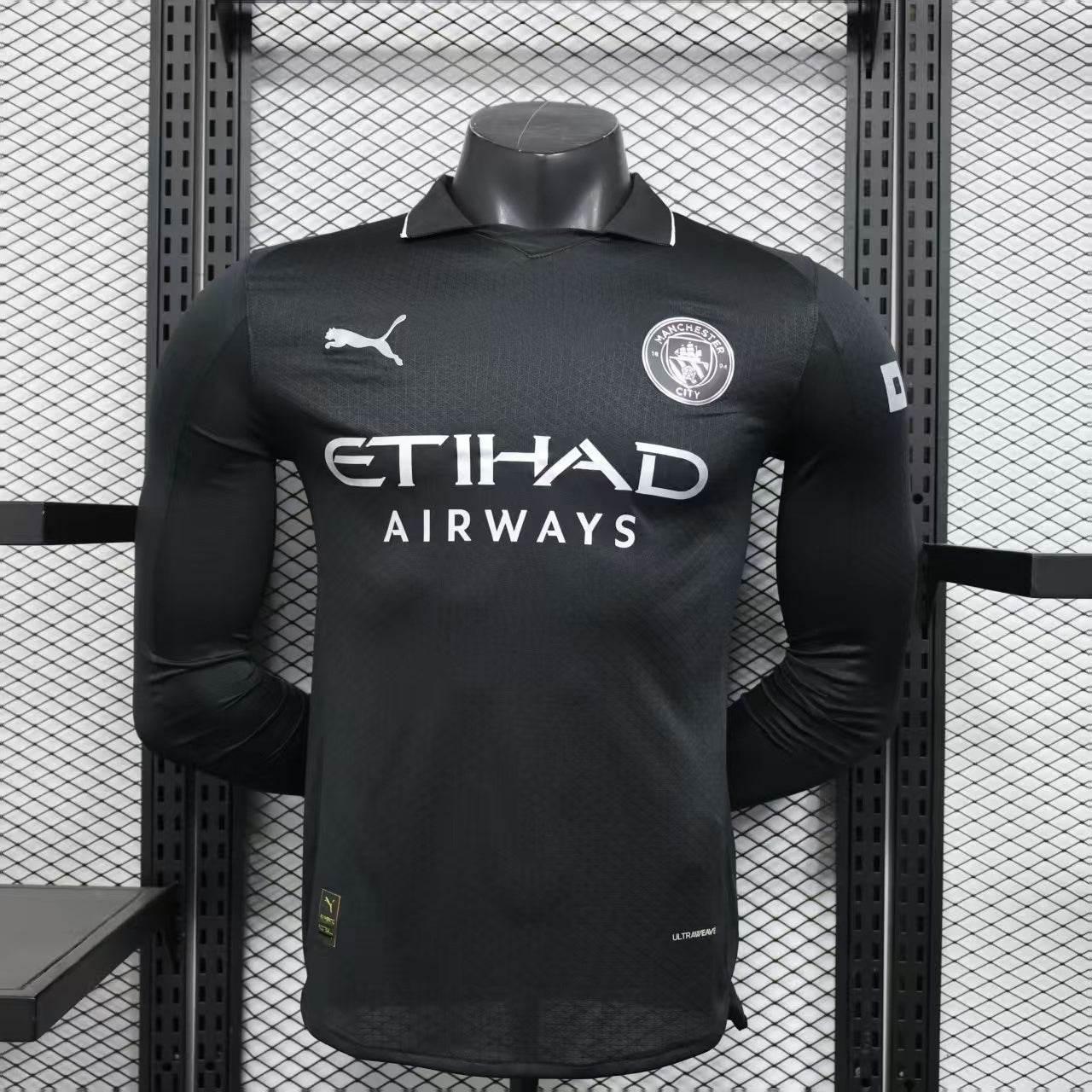 CAMISETA MANCHESTER CITY II 25/26 HOMBRE (VERSIÓN JUGADOR) MANGA LARGA - ZonaCamisetas