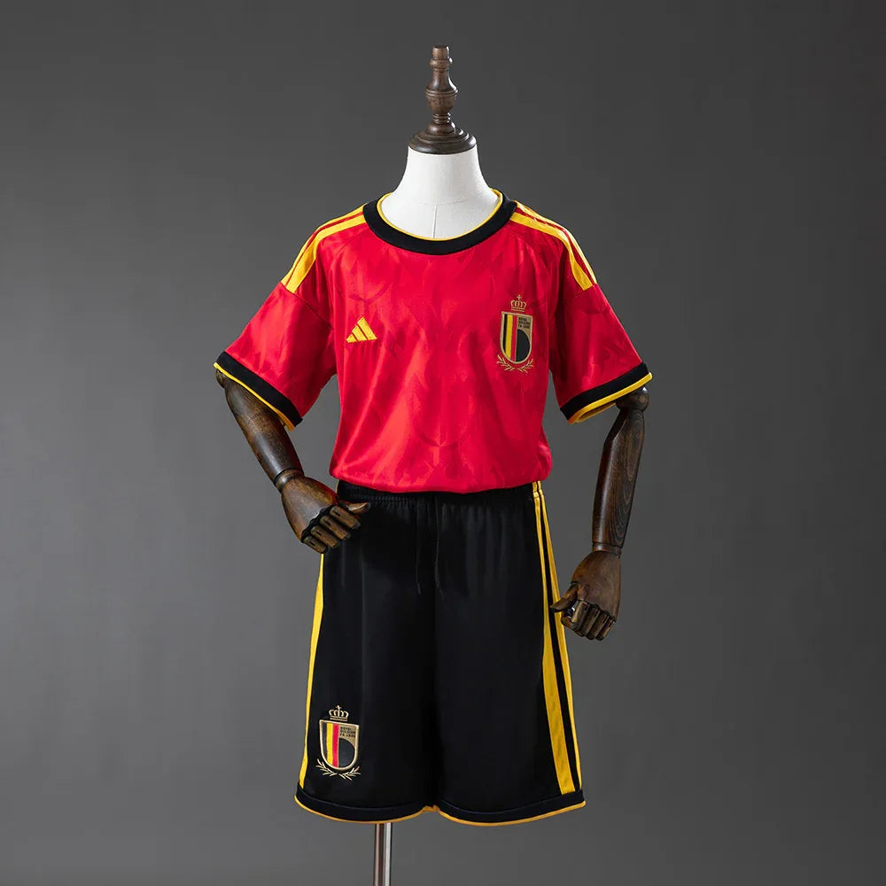 CAMISETA BELGICA I 2026 CONJUNTO INFANTIL - ZonaCamisetas