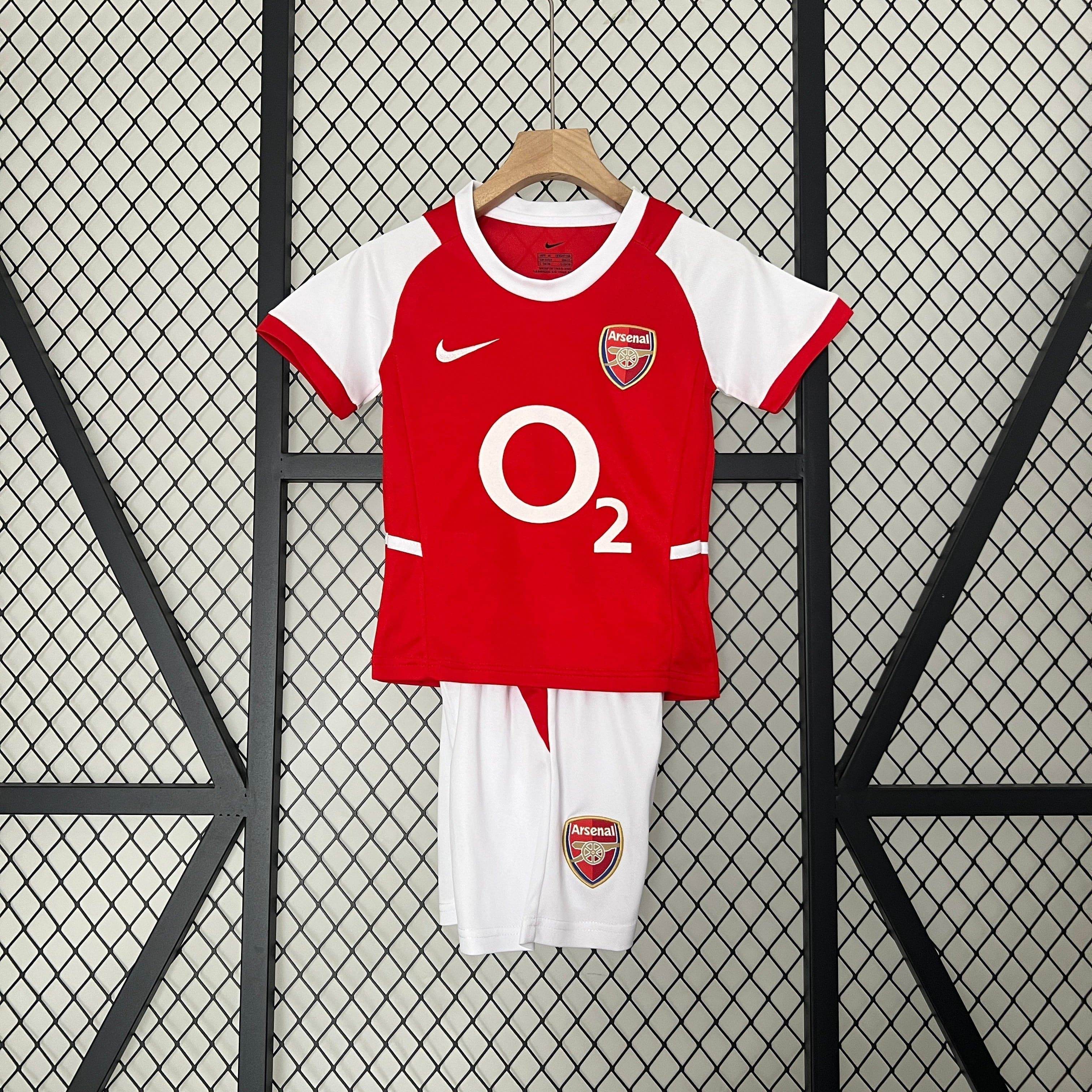 CAMISETA ARSENAL I 02/04 CONJUNTO INFANTIL - ZonaCamisetas