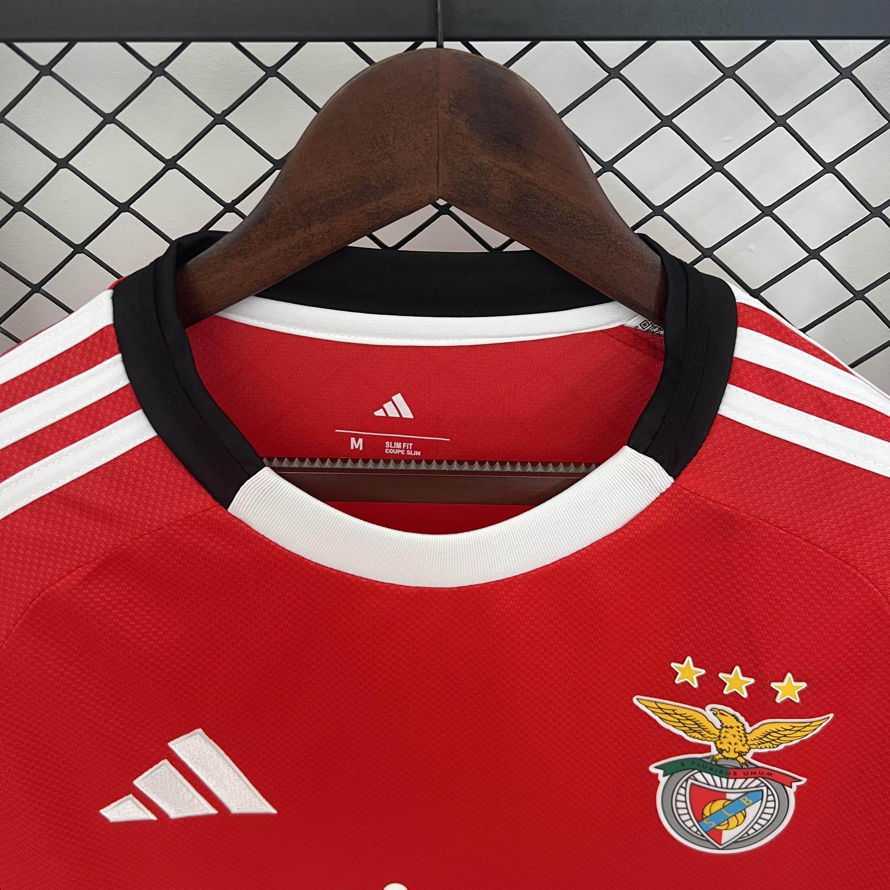 CAMISETA BENFICA I 25/26 HOMBRE (VERSIÓN FAN) MANGA LARGA - ZonaCamisetas