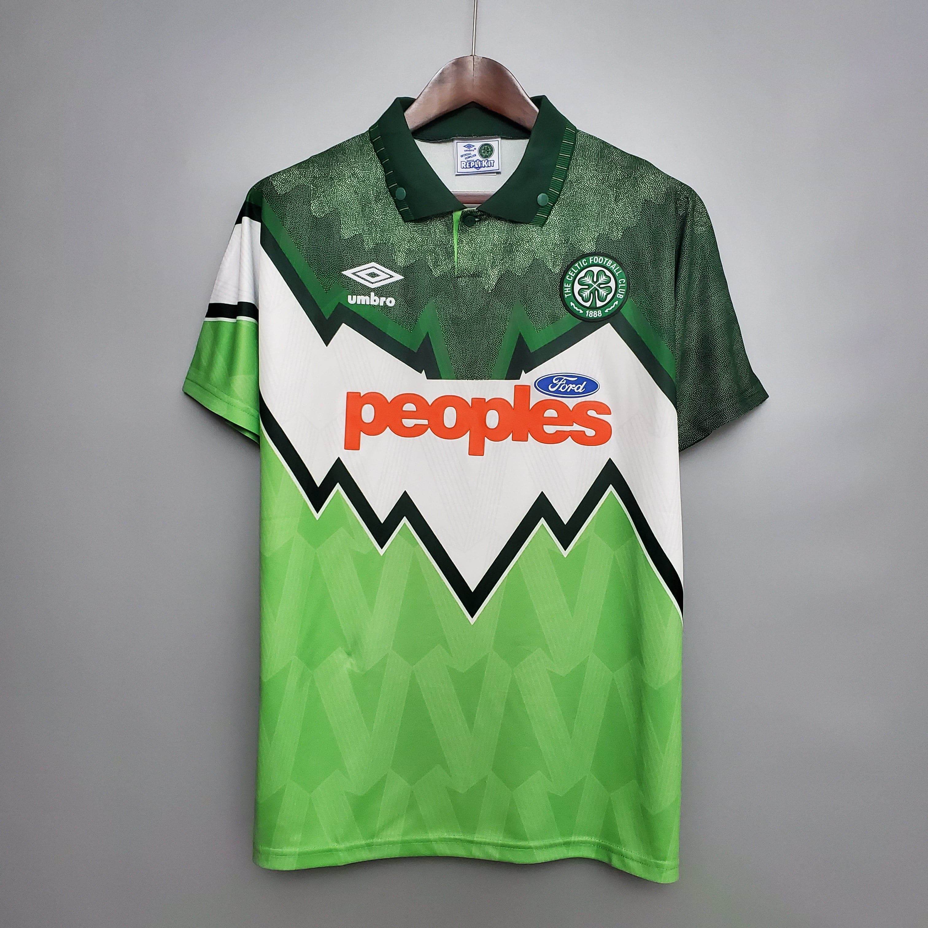 CAMISETA CELTIC I 91/92 HOMBRE (RETRO) - ZonaCamisetas