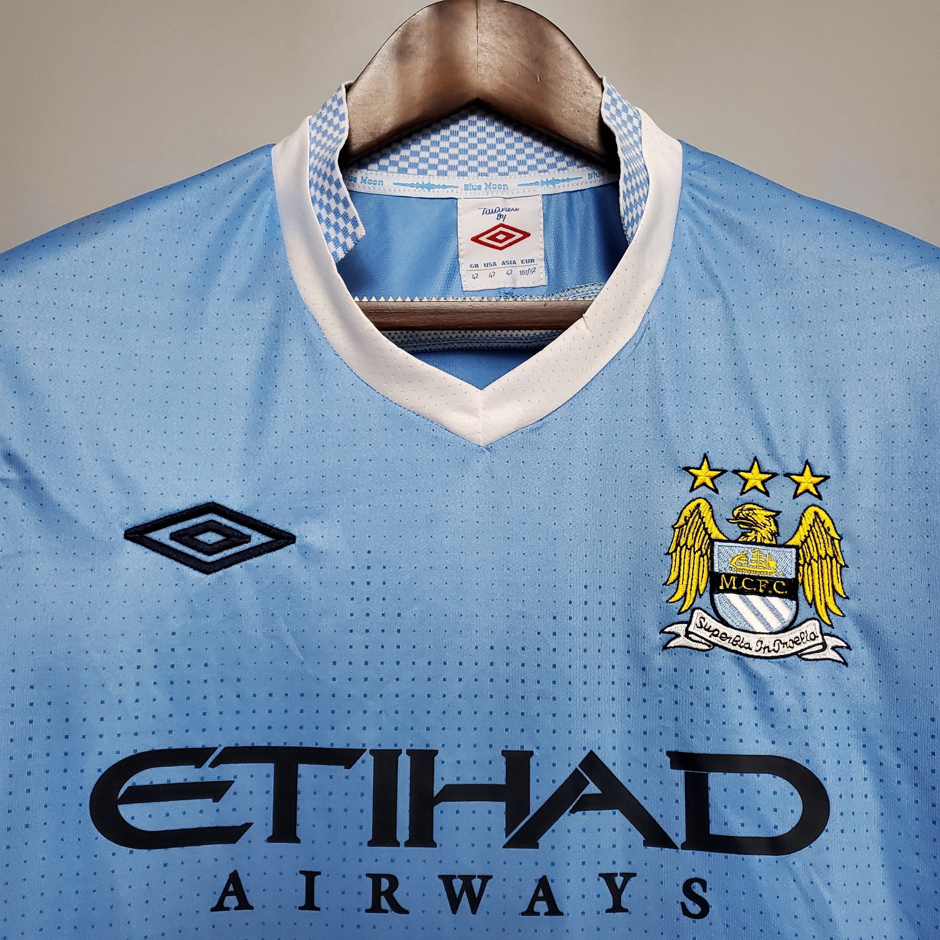 CAMISETA MANCHESTER CITY I 11/12 HOMBRE (RETRO)