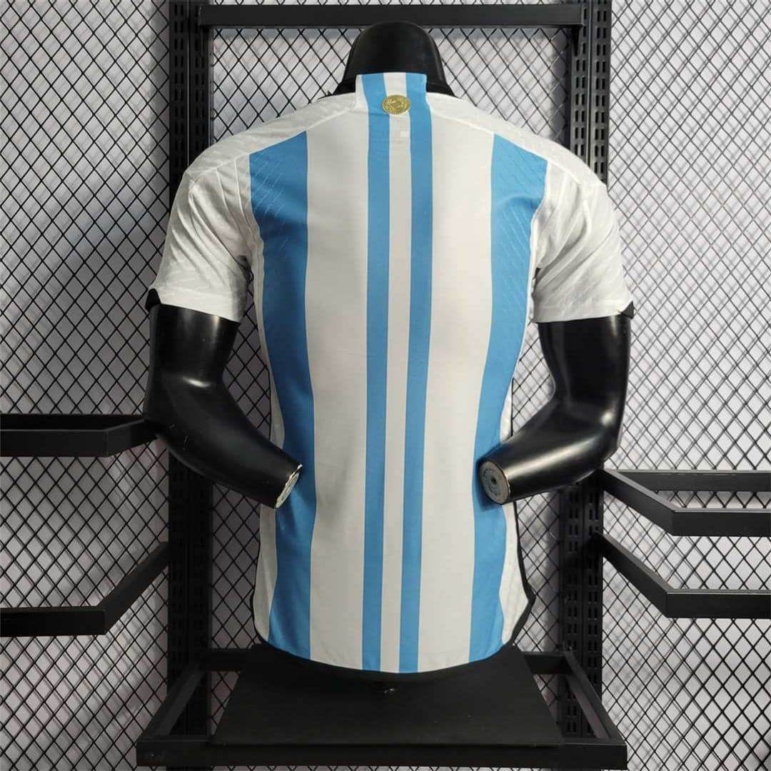 CAMISETA ARGENTINA EDICIÓN CAMPEÓN I 2022 HOMBRE (VERSIÓN JUGADOR) - ZonaCamisetas