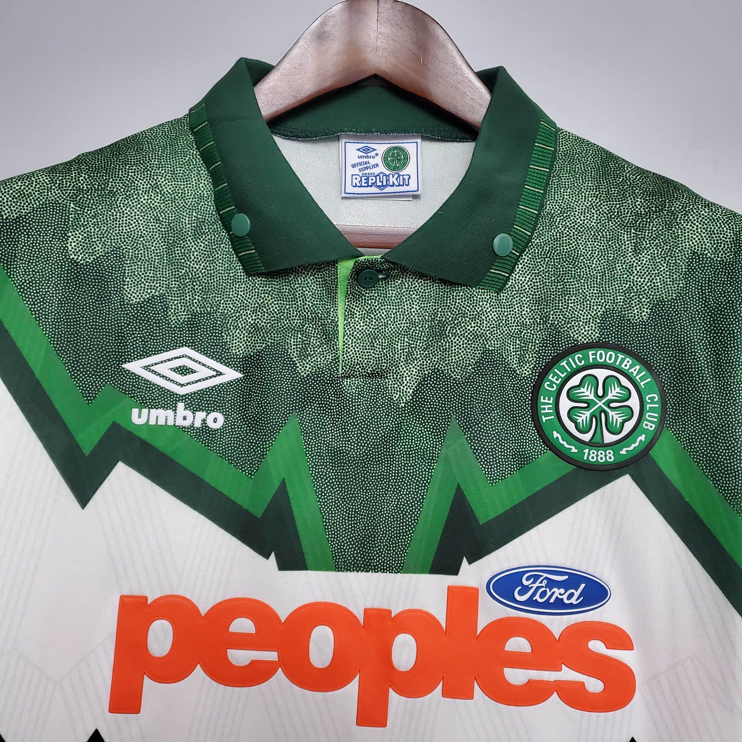 CAMISETA CELTIC I 91/92 HOMBRE (RETRO) - ZonaCamisetas