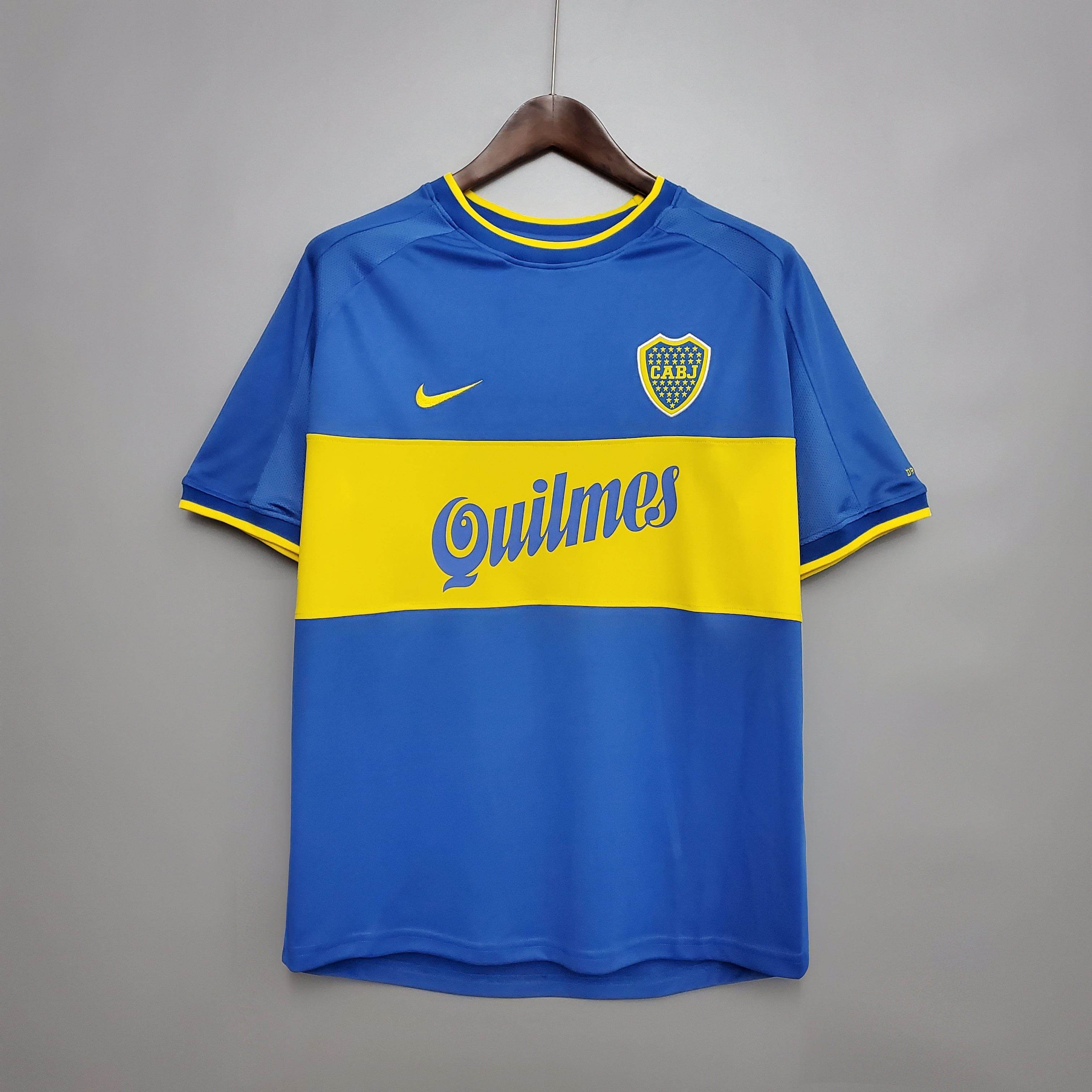 CAMISETA BOCA JUNIORS 99/20 HOMBRE (RETRO) - ZonaCamisetas