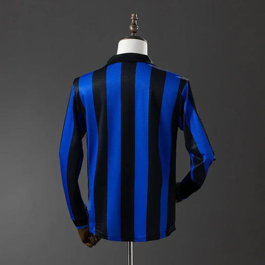 CAMISETA INTER DE MILAN I 98/99 HOMBRE MANGA LARGA (RETRO) - ZonaCamisetas