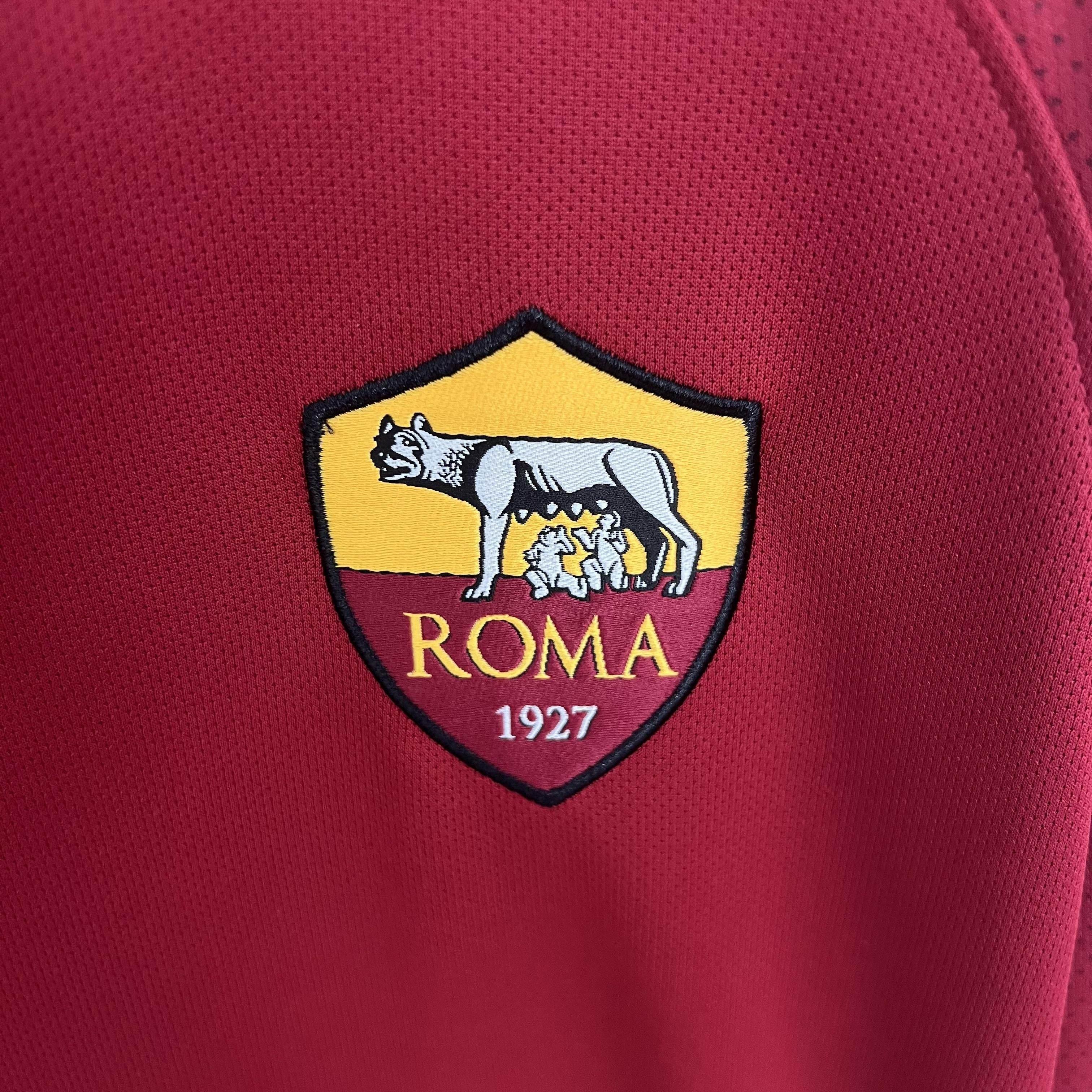 CAMISETA ROMA I 17/18 HOMBRE (RETRO) MANGA LARGA - ZonaCamisetas