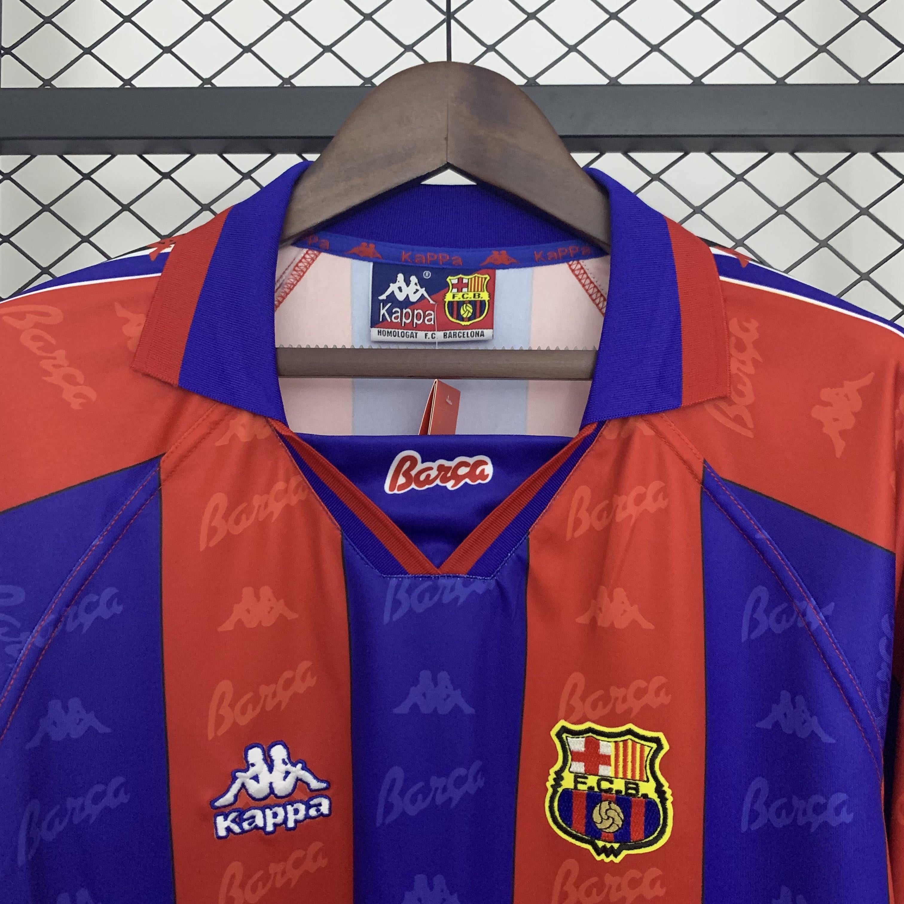 CAMISETA BARCELONA I 95/97 HOMBRE MANGA LARGA (RETRO)