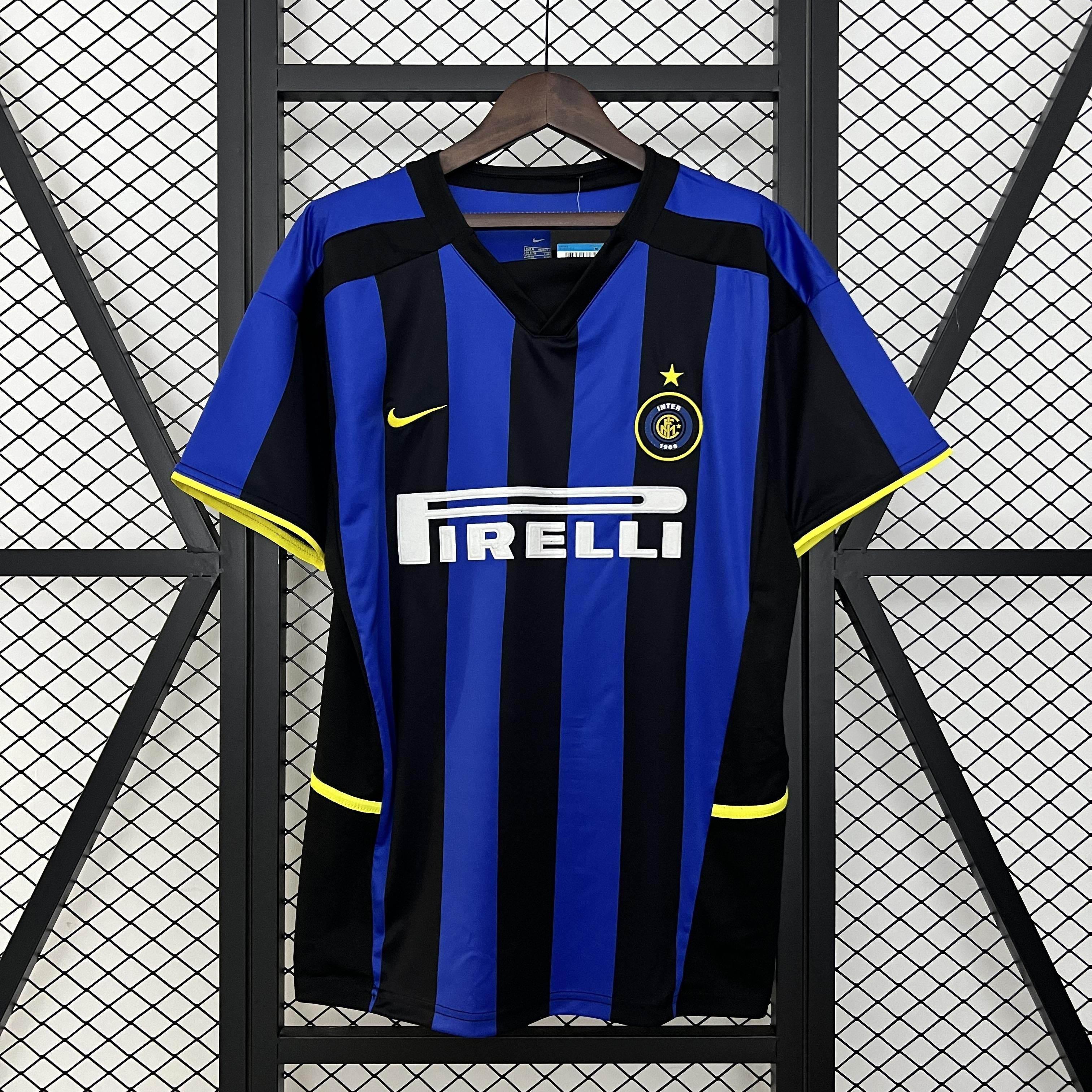 CAMISETA INTER DE MILAN I 02/03 HOMBRE (RETRO) - ZonaCamisetas