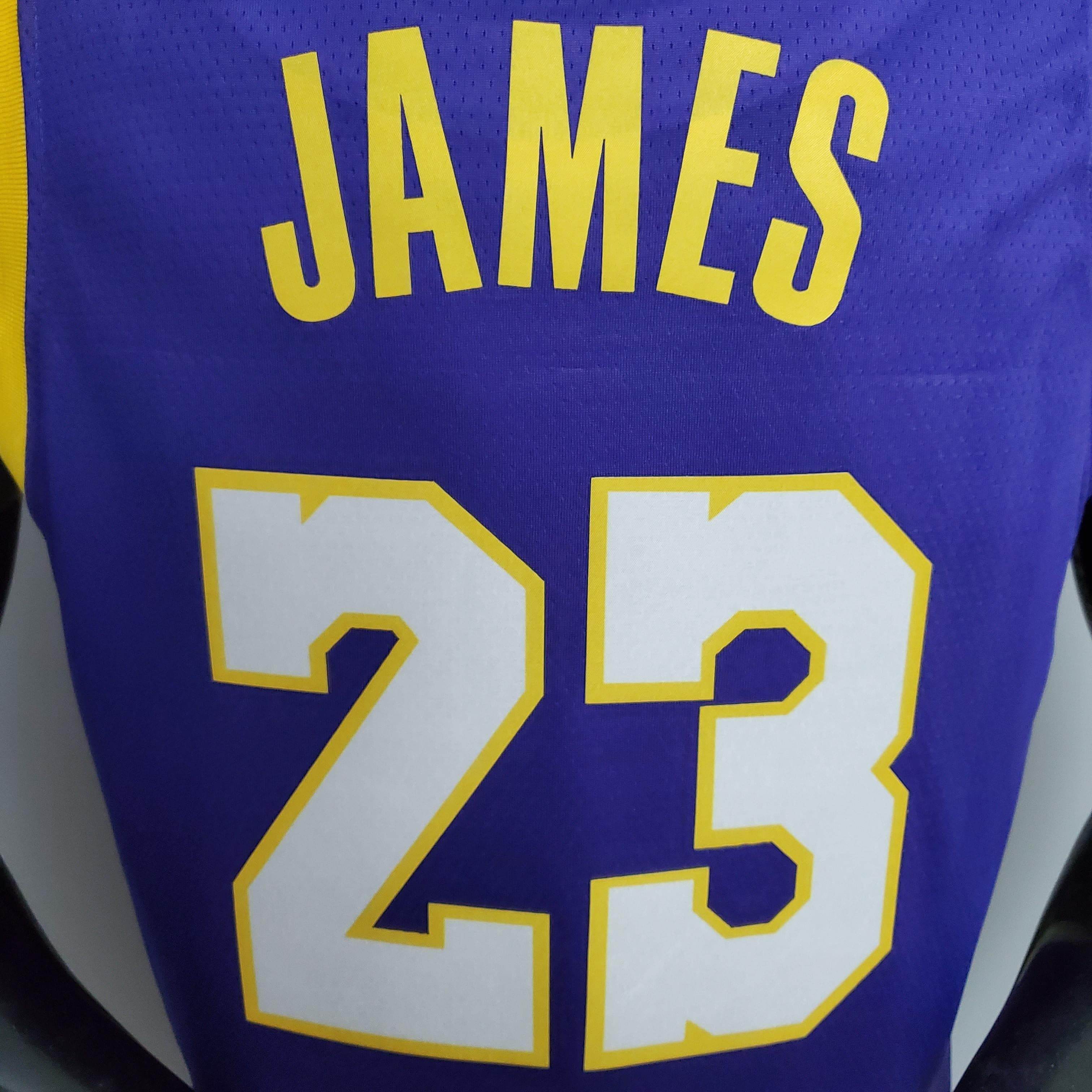 CAMISETA LAKERS SEASON 23 HOMBRE EDICION JAMES (NBA) - ZonaCamisetas