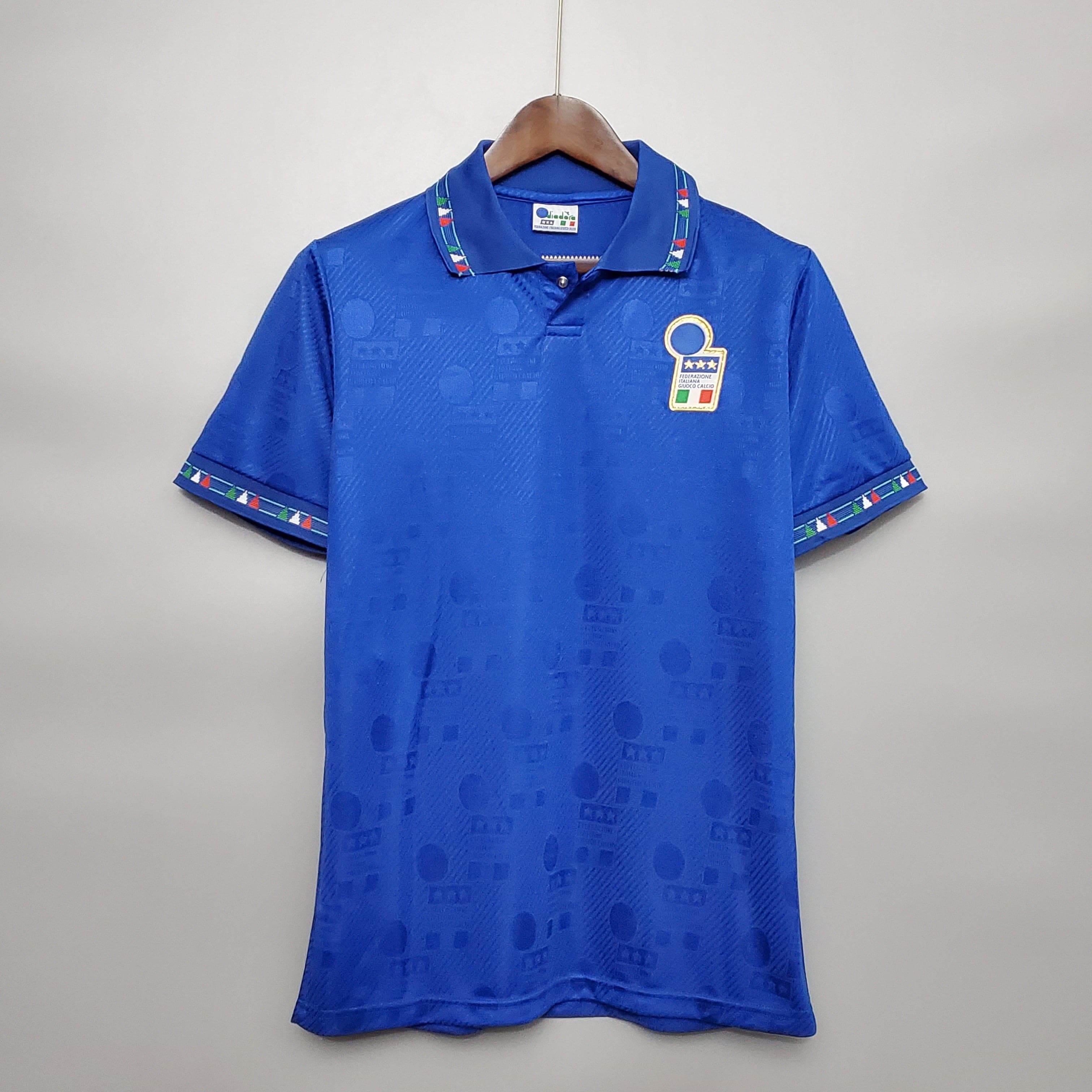 CAMISETA ITALIA I MUNDIAL 94 HOMBRE (RETRO) - ZonaCamisetas
